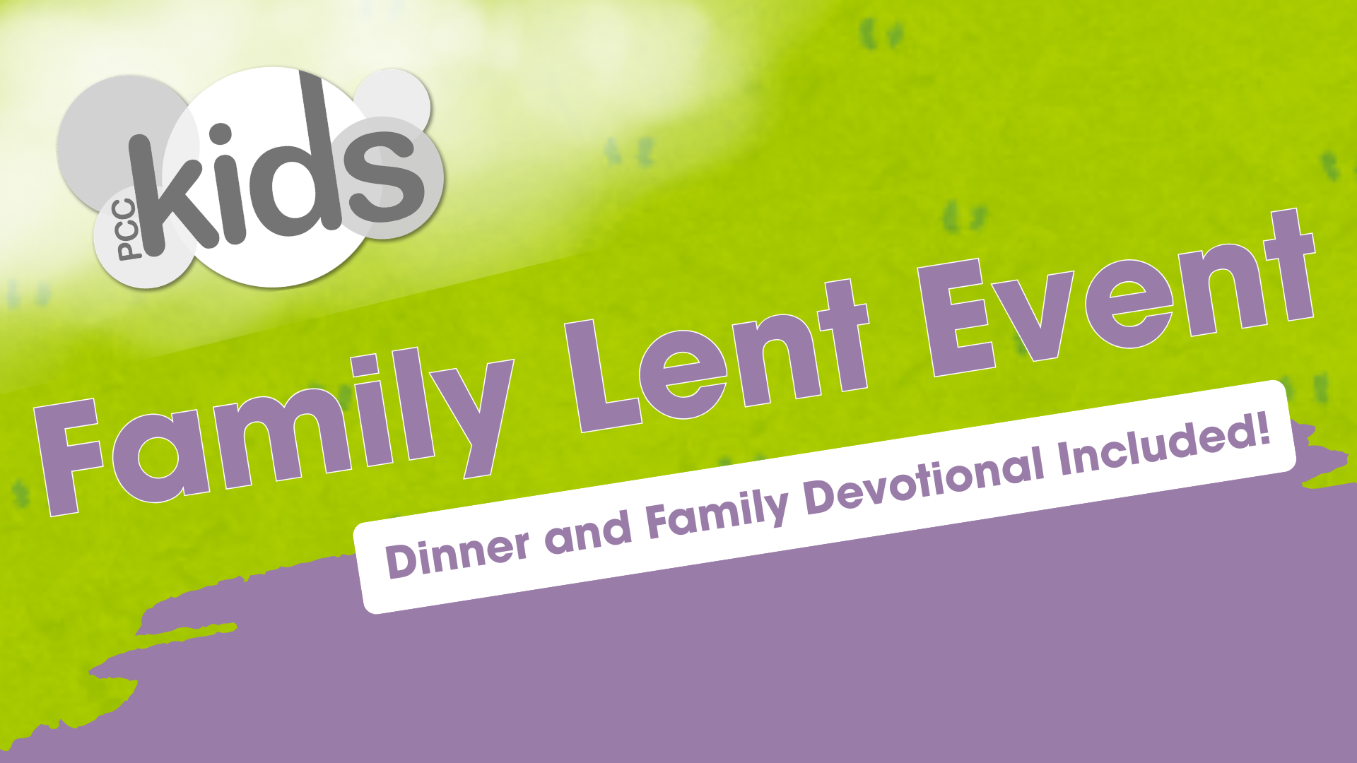 Family Lent Event - Countdown to Easter