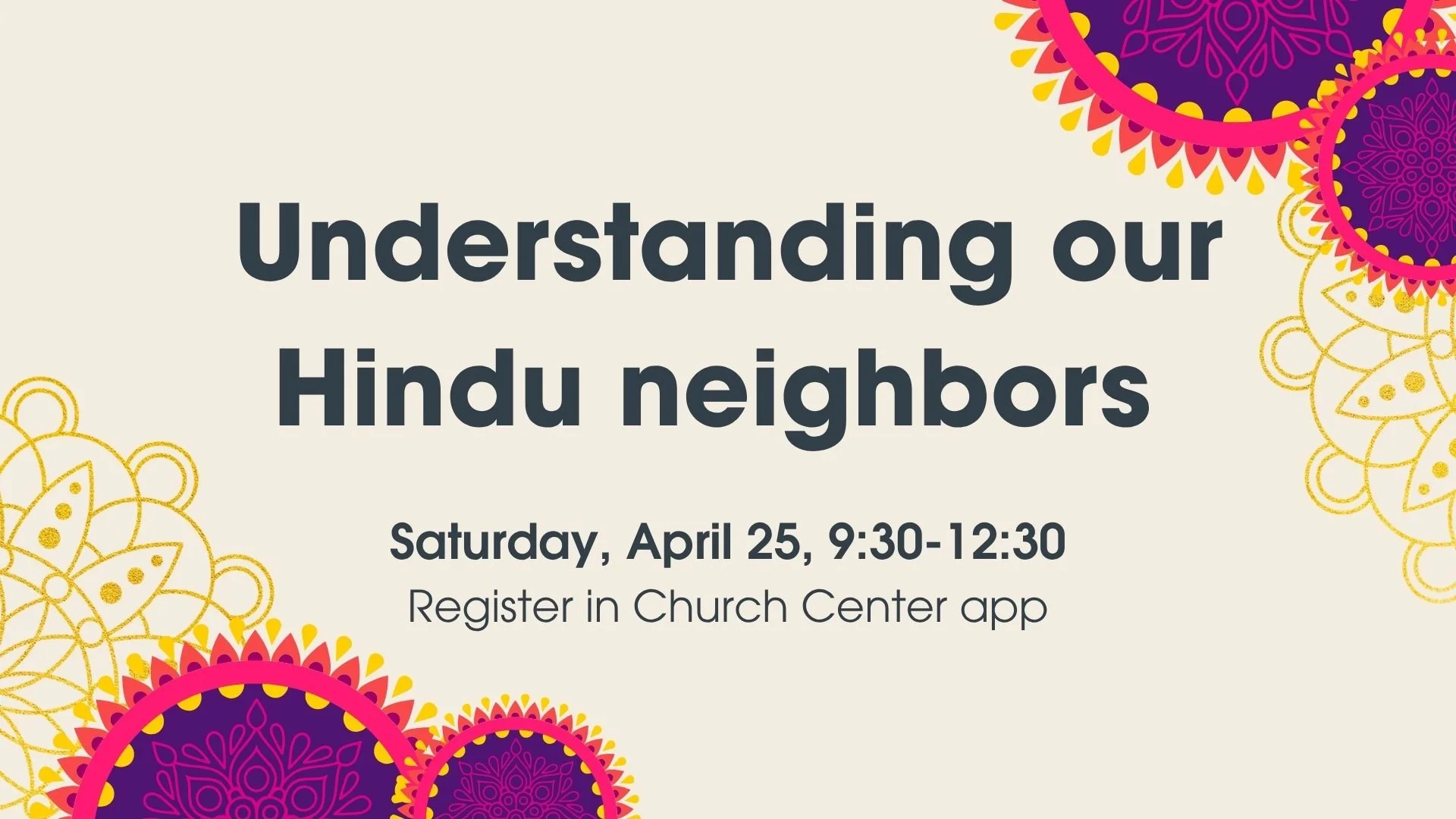 Understanding our Hindu Neighbors