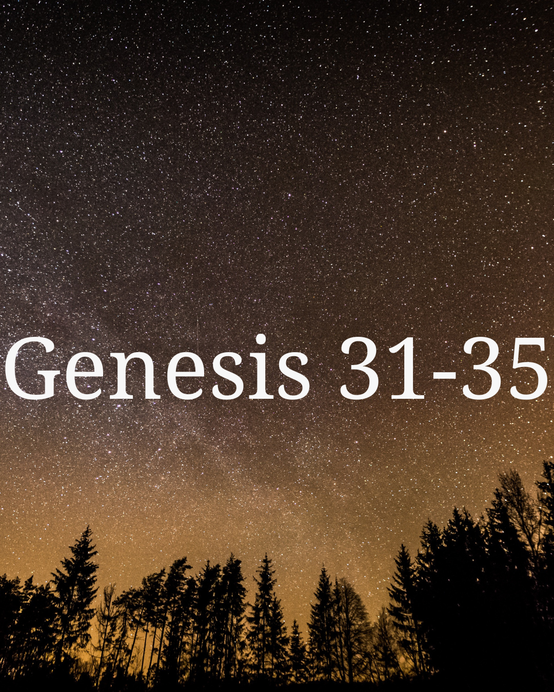 Genesis 31-35 In the Word