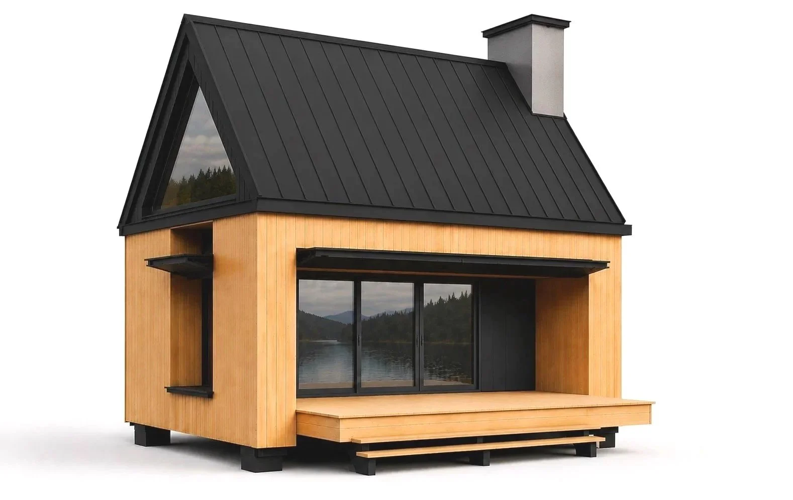 steel awnings open