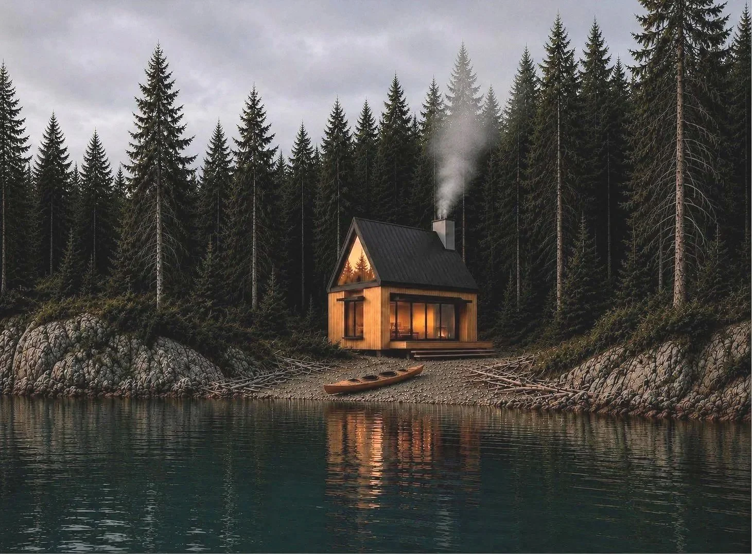 View from water - summer