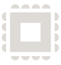 hollow sqaure seating icon