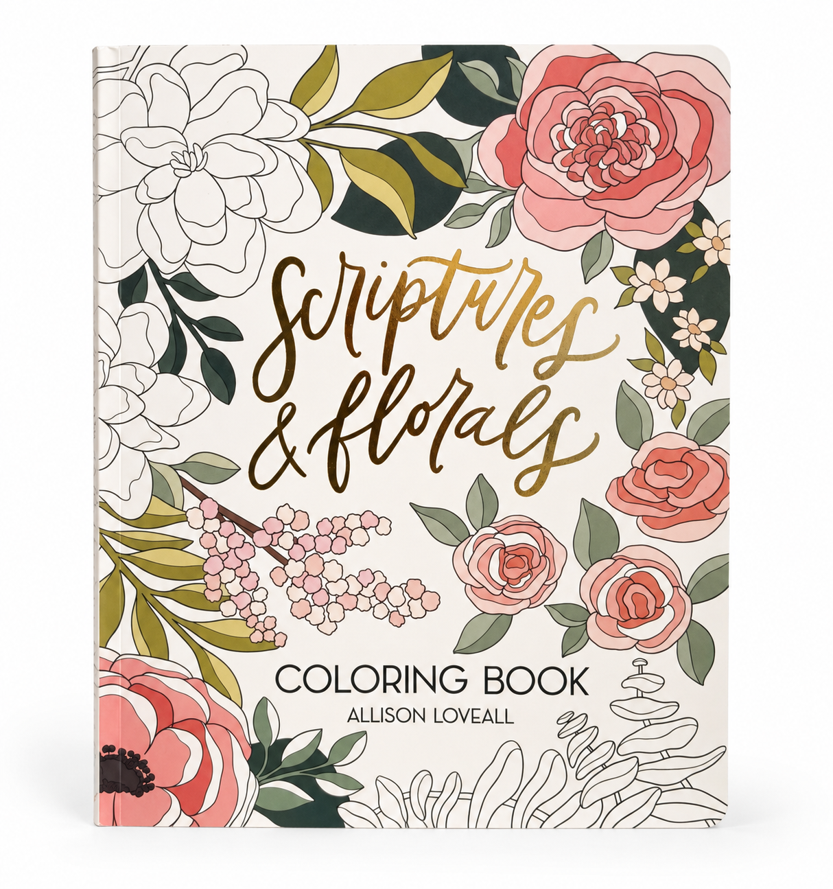 Scriptures and Florals (Coloring book)