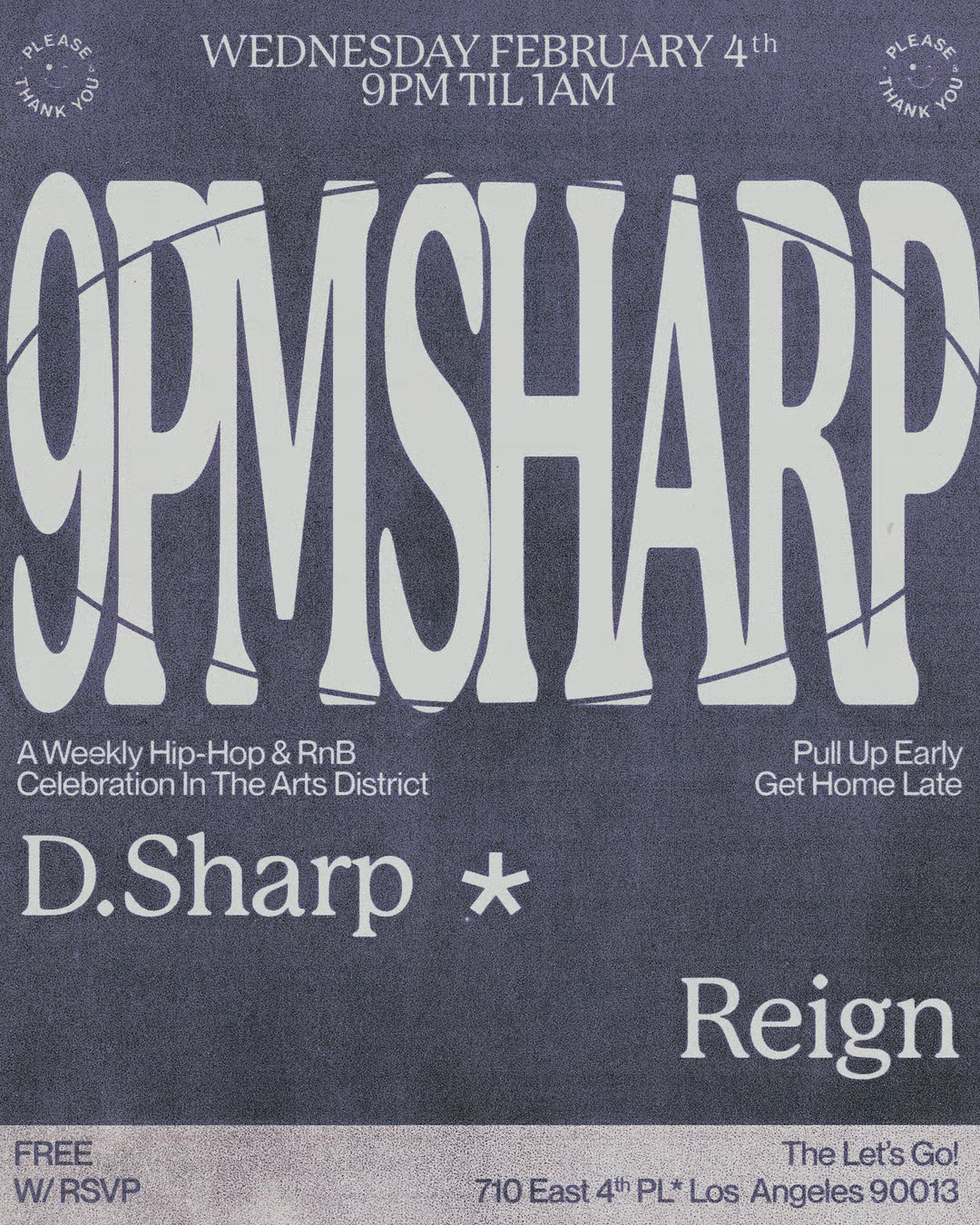 9PM Sharp w/ D.Sharp &amp; Special Guests