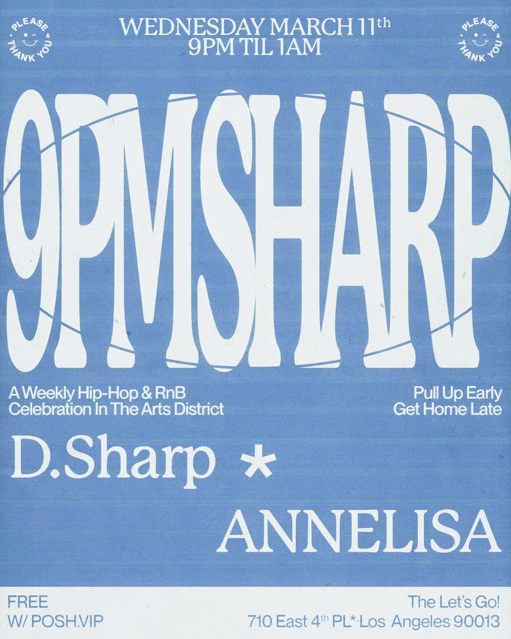 9PM Sharp w/ D.Sharp &amp; Annelisa 