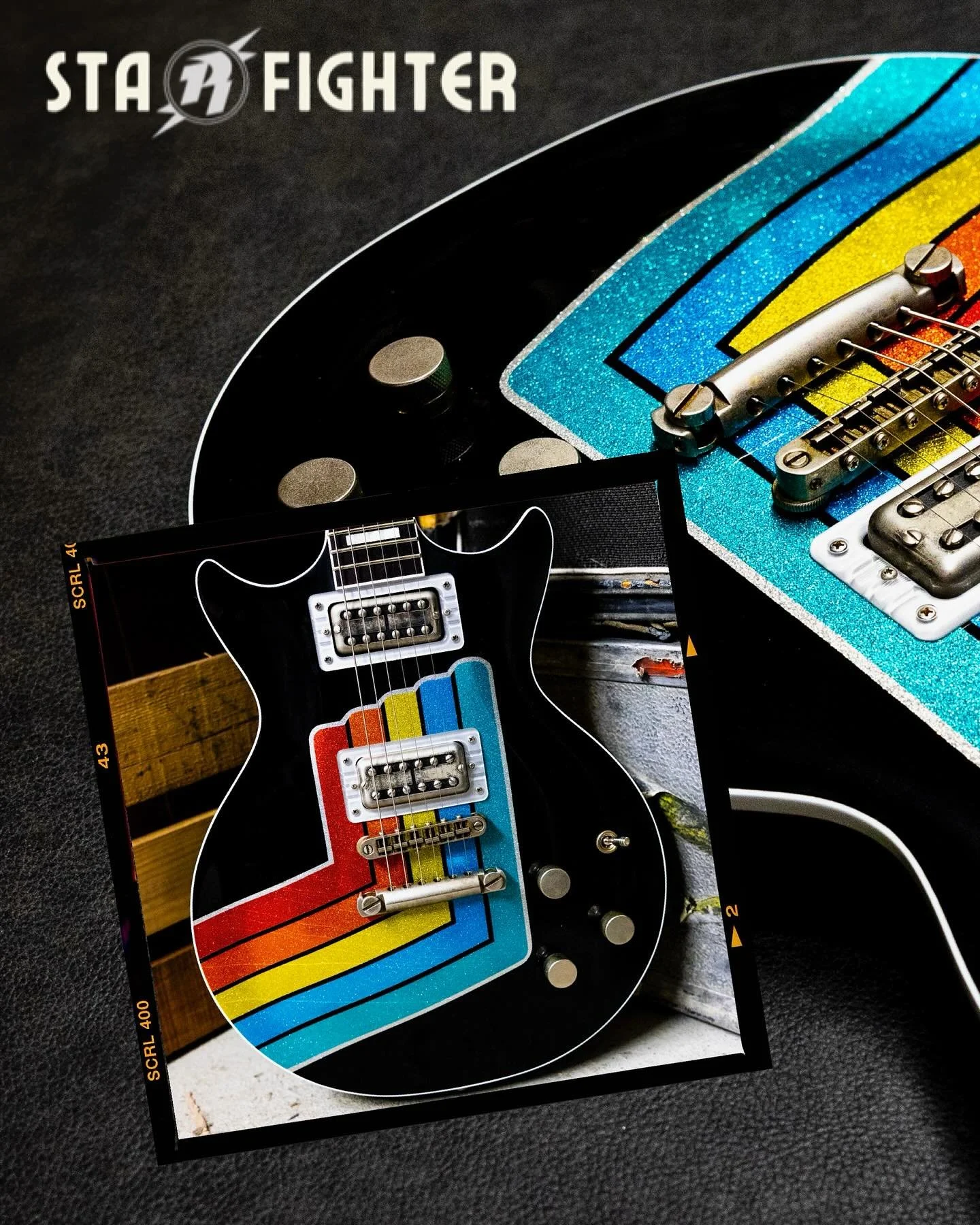 Starfighter &lsquo;Rainbow In The Dark&rsquo; Available @kauffmannsguitarstore Finish By: @billyrowe66 Aged + Assembled By: @cross_dave_ Built By: @builtbyrnrrelics Photograph By: @highwayonephotography #rnrrelics #rocknrollrelics #mojotone #starfigh
