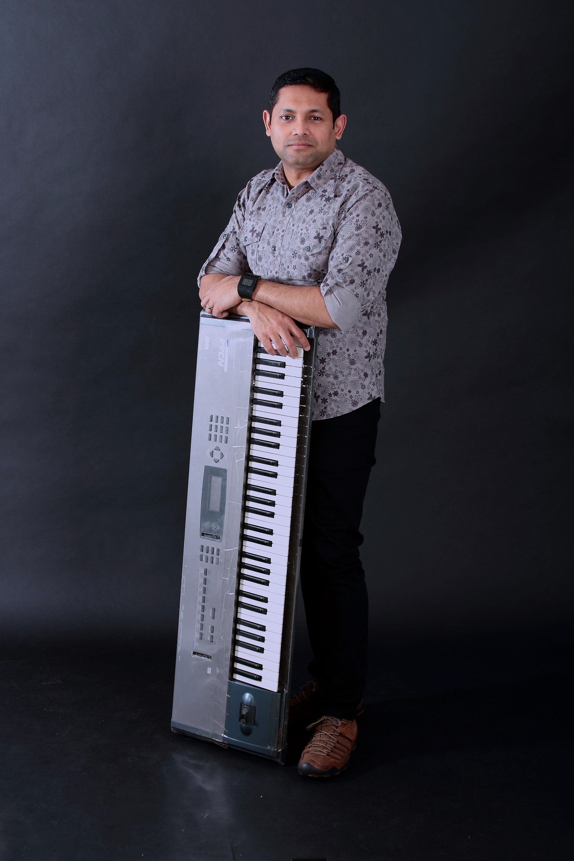 Naweed Qadir with Keyboard