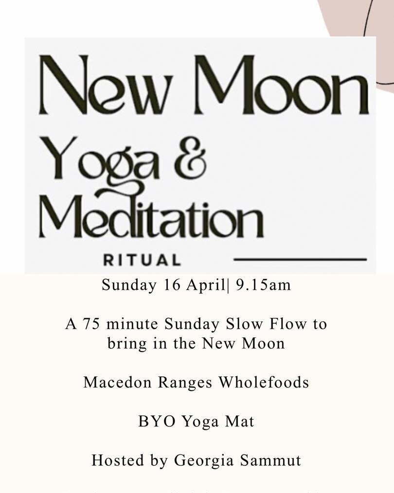 New Moon Yoga is back with Georgie 🤩

Check out the link in our bio to book 🧘&zwj;♀️