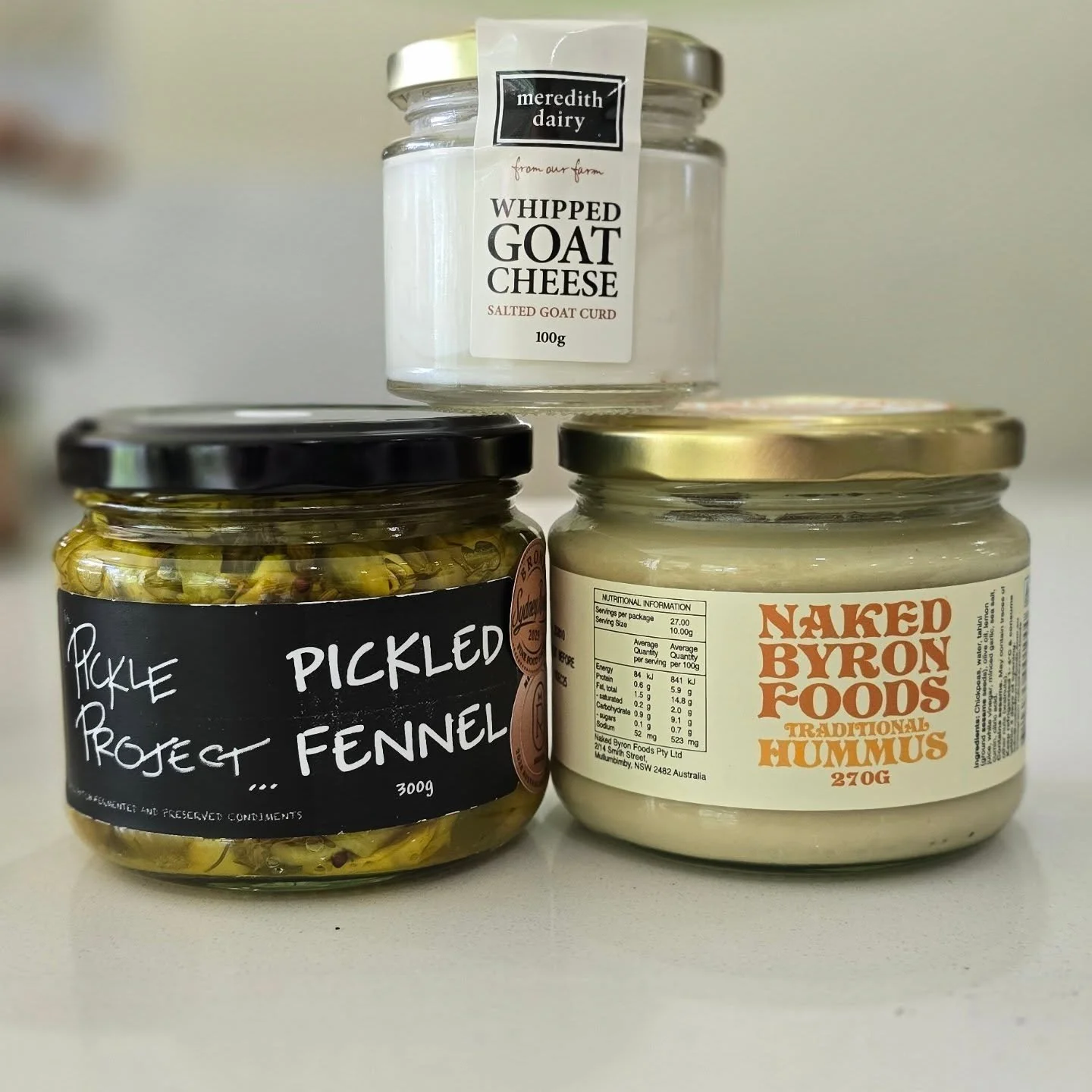 TASTE the reason why these are a crowd fave.

Come in this week and sample the delicious products from some of our faves.
&bull; Pickled Fennel @the_pickle_project_koroit 
&bull; Whipped Feta @meredithdairy 
&bull; Hummus @naked.byron.foods 

With a 