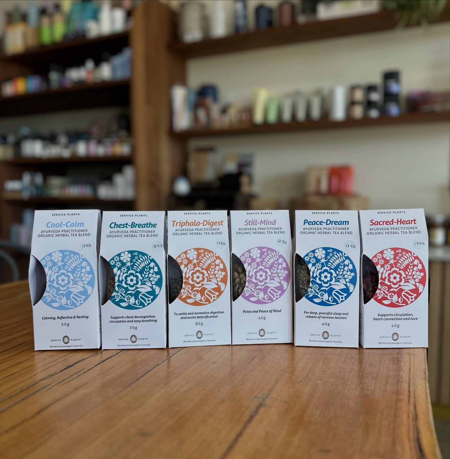 🍂 NEW PRODUCT - Service Plants loose leaf teas have hit the shelves. 

Service - Plants Ayurveda organic herbal teas are TIDOSHA BALANCED to allow the healing capacity of the individual plants to work synergistically. 

🫖 tea drinking is a ritual t