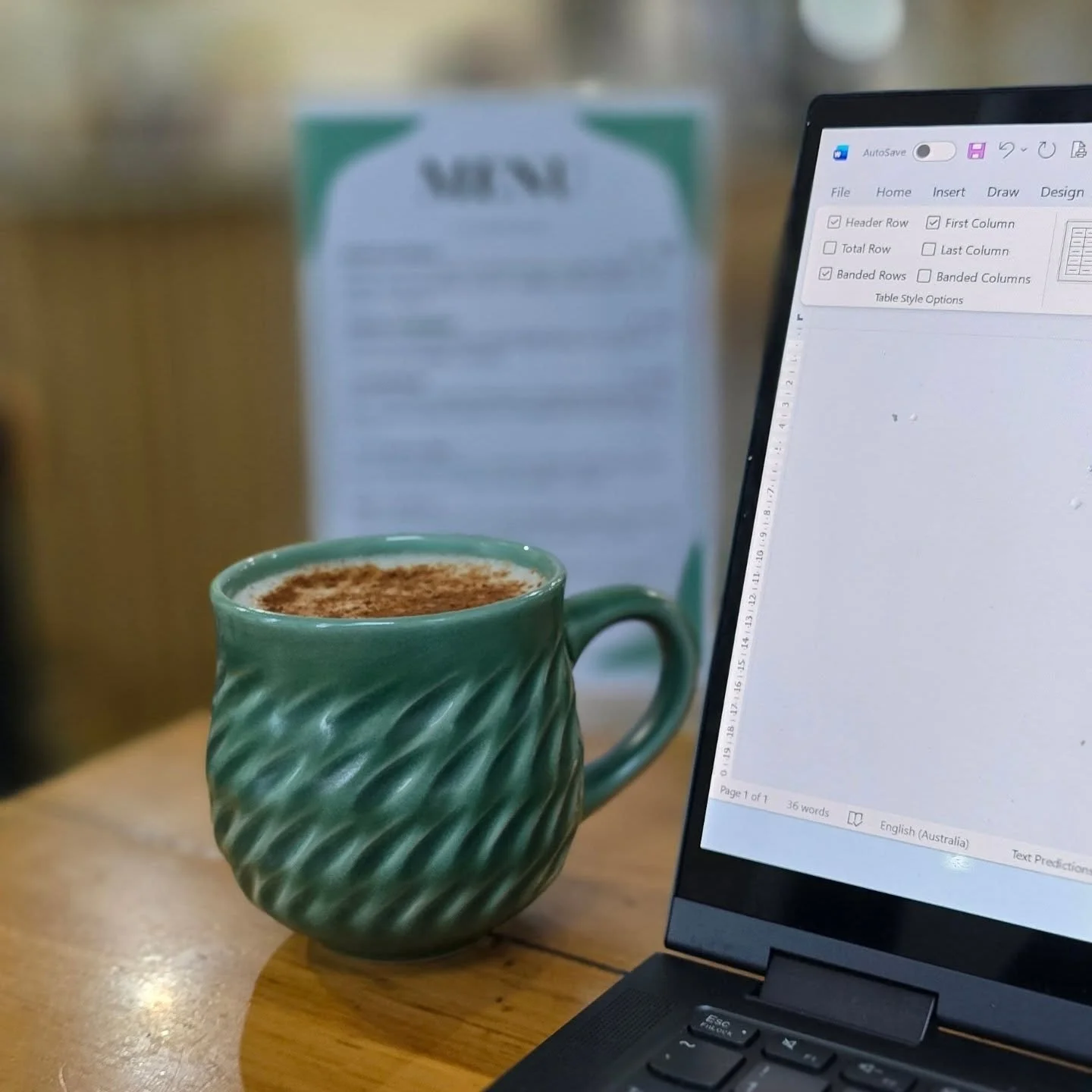 Grab a @shanti_soulfoods Chai, your laptop and soak up the vibe while being productive. 

Who says working from home cant be at your favorite Cafe?

#macedonrangeswholefoods #workingfromhome #shantisoulfoods #yourfavouritecafe