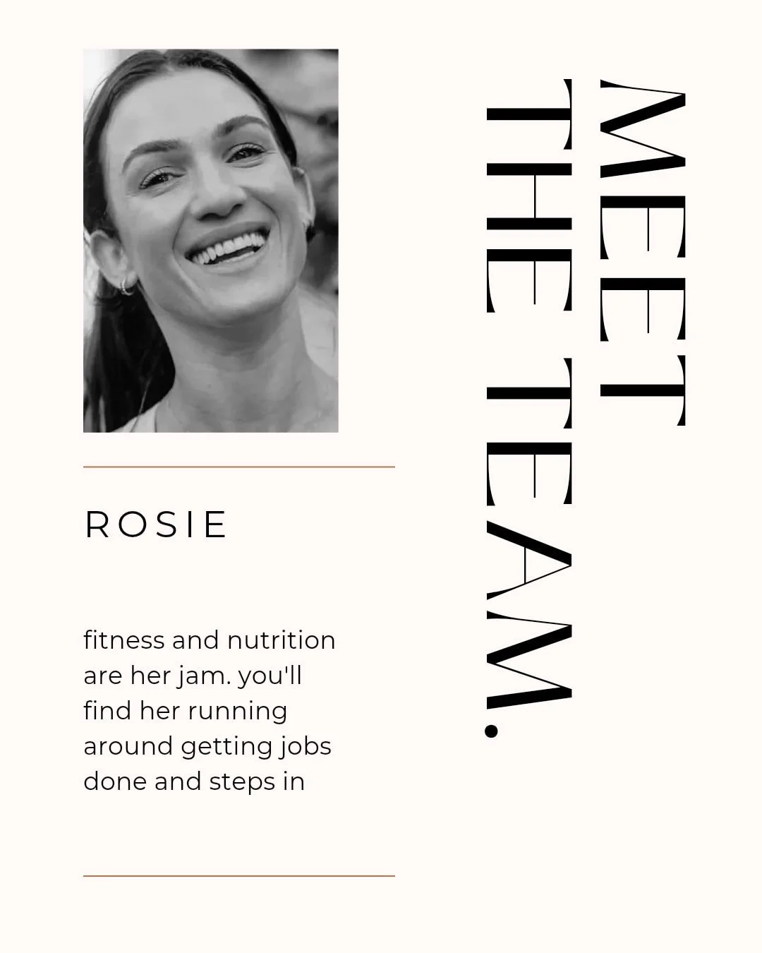 ○ MEET THE STAFF ○

Name : Rosie

&bull; What's your go to drink?
Small Almond Latte with Lions Mane

&bull; What item in the shop are you obsessed with at the moment?
@the_pickle_project_koroit Pickled Fennel

&bull; What is your instant good mood s