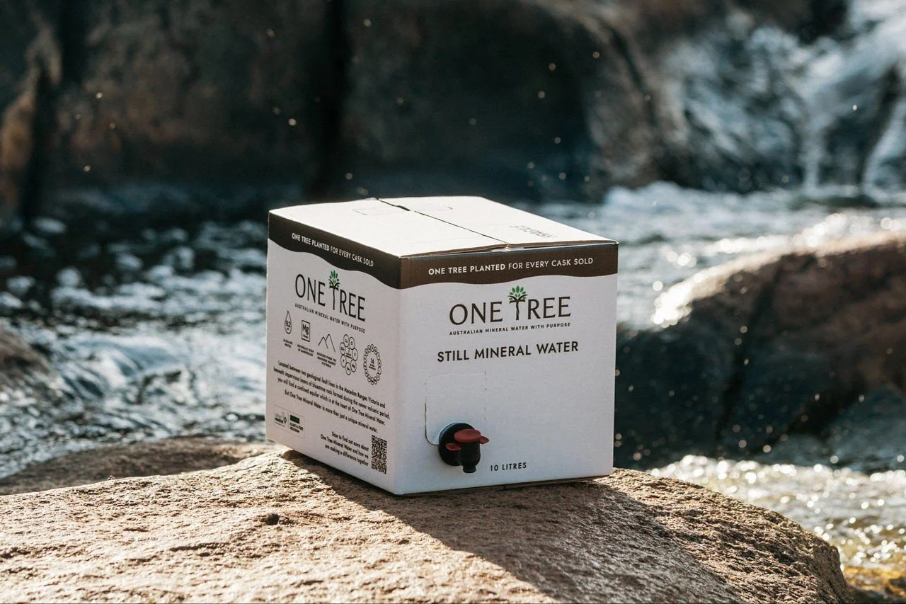 💧Another drop of your favourite locally sourced favourtie has arrived @one_tree_mineral_water 

● Why it's different.
Often bottled water is filtered, processed and then rebuilt with added minerals or electrolytes. Our approach is different. Because