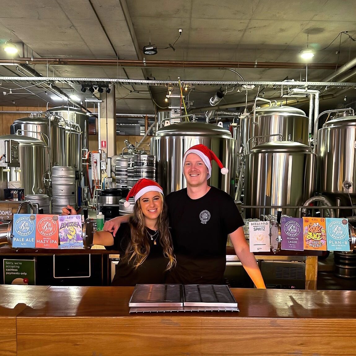 Hop into the holiday spirit with a cold one to celebrate Christmas Eve at your one and only 😍 With a raffle, live music and good times to be had 🍻 See you at your local! 

Cheers and beers, 
The 7th Day gang 🤙