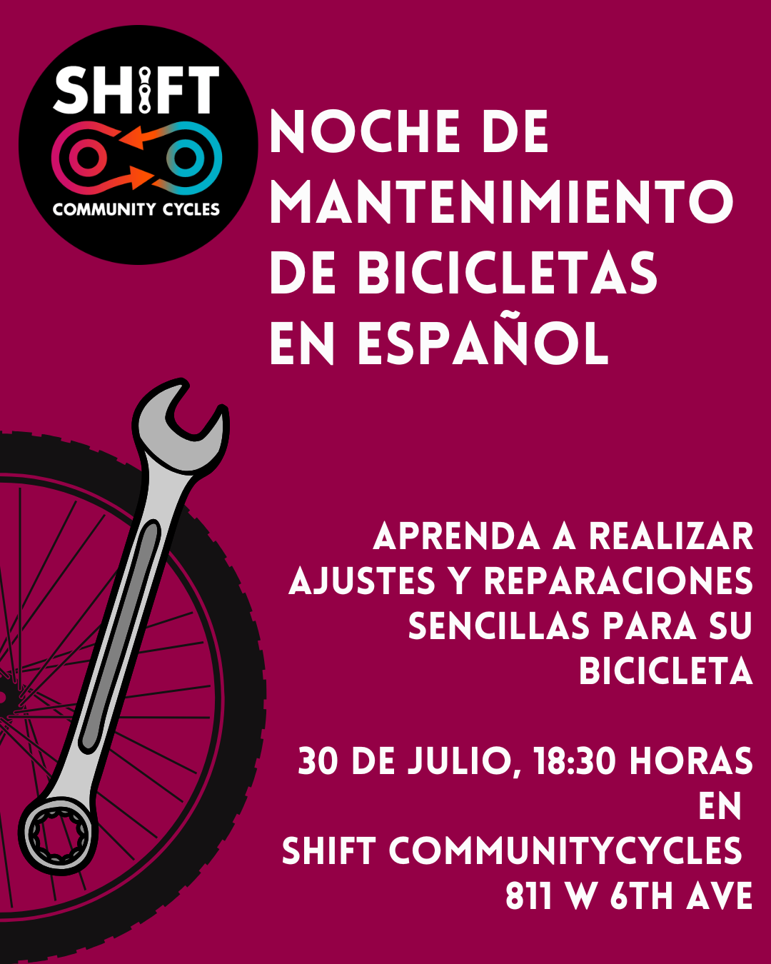 Noche de Bicis en Español!