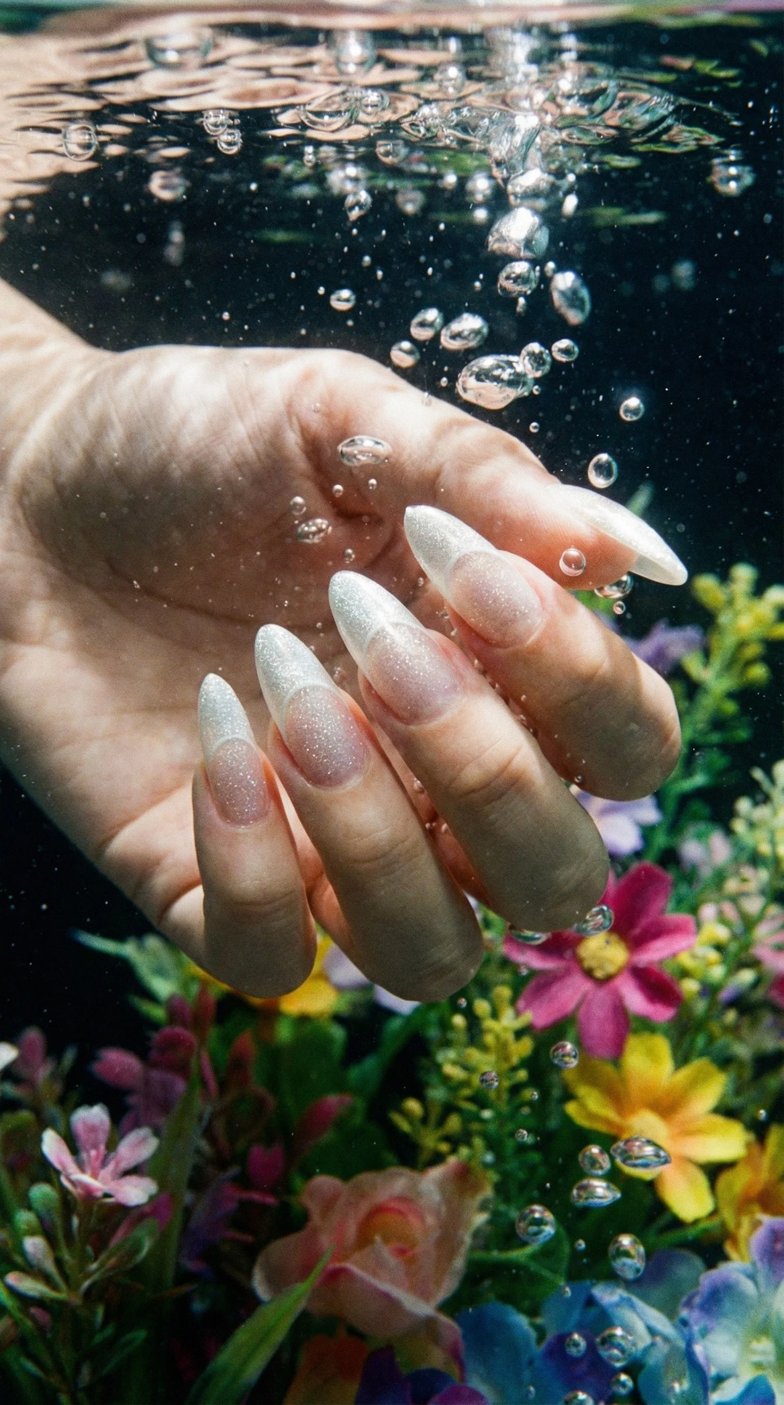 Under Water Nail Photo