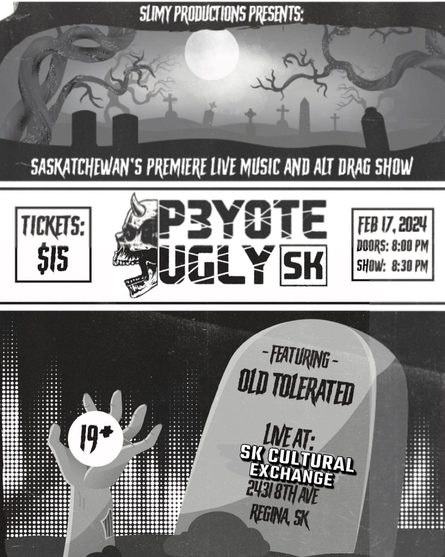 WHO IS READY FOR THIS STELLAR EVENT?!?!

I&rsquo;m so pumped!

#dragyqr #localregina #altyqr #gothyqr #punkyqr