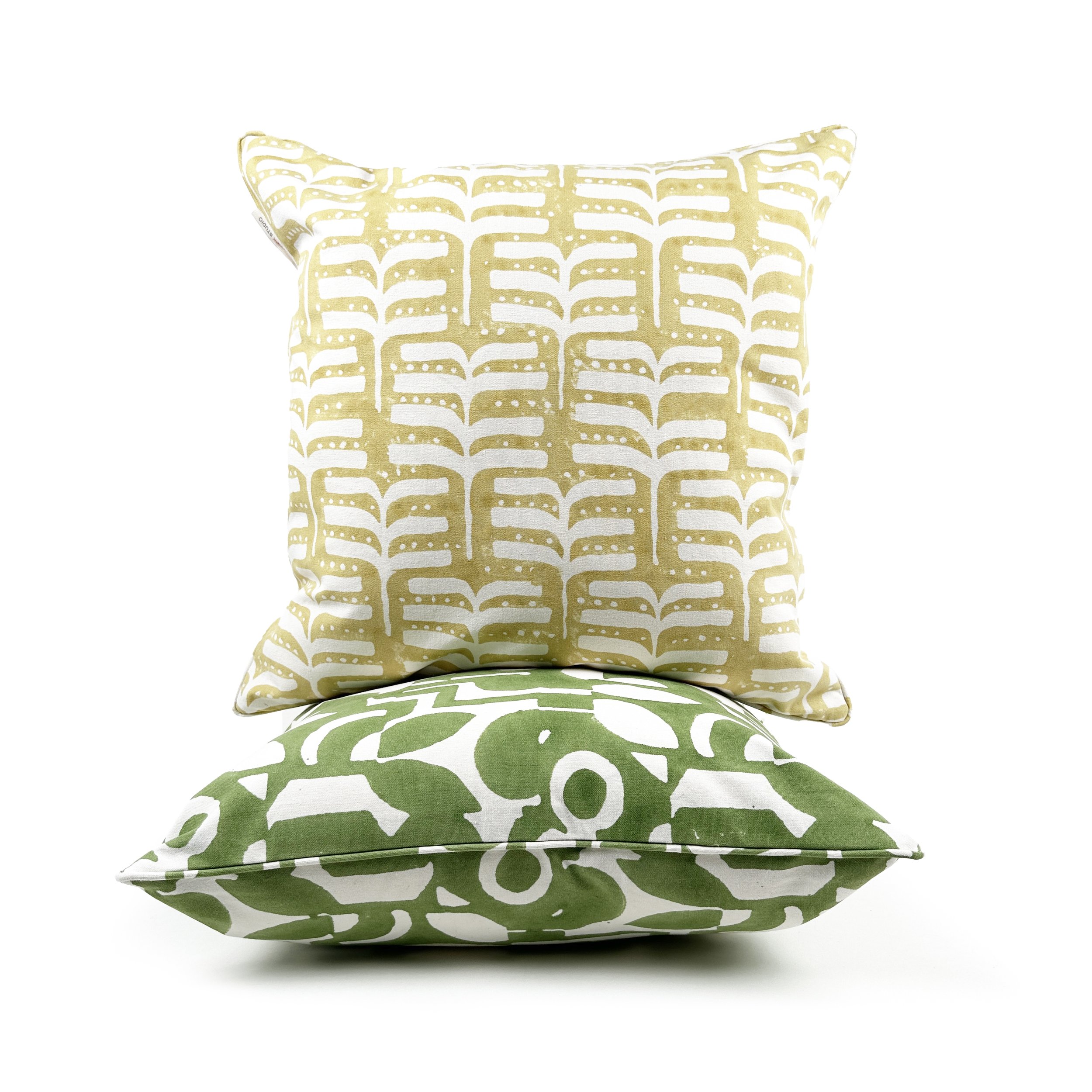 Craftwork Palm and Organic Pillow Stack in Green.jpg