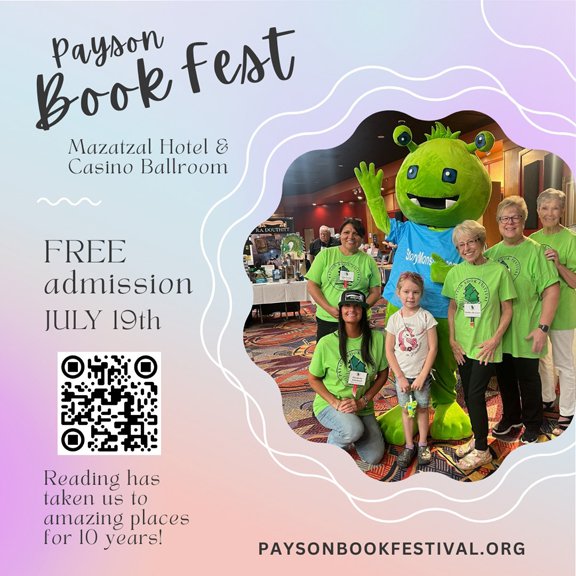 Join Me at the 10th Annual Payson Book Festival