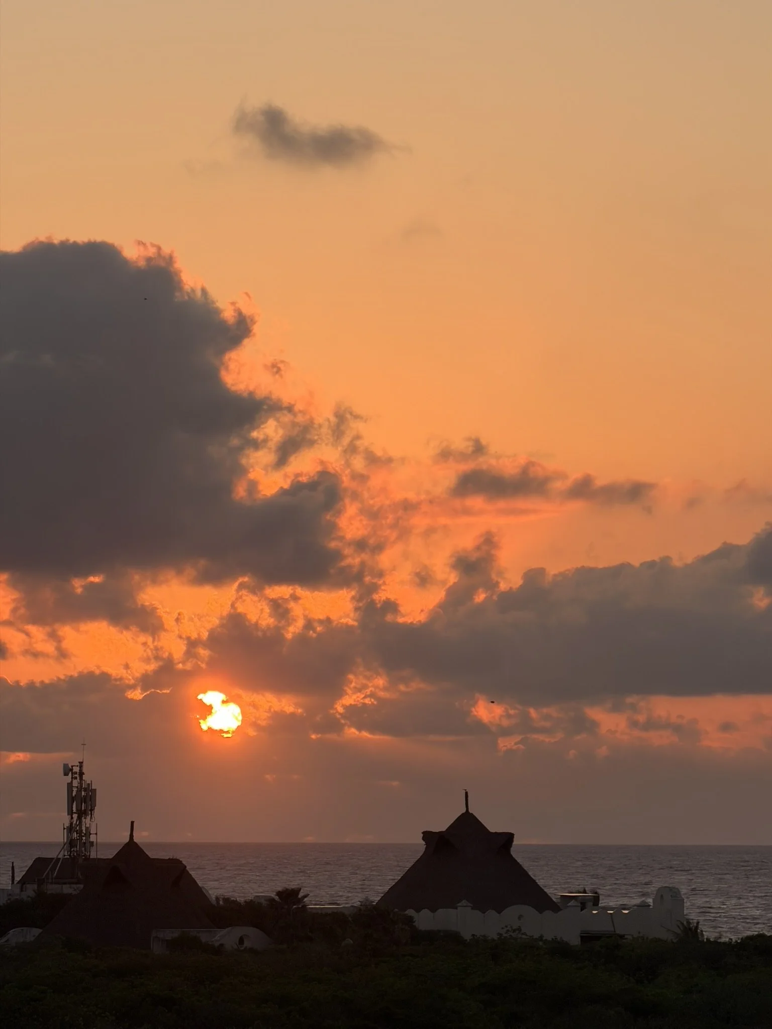 Rooftop sunrise