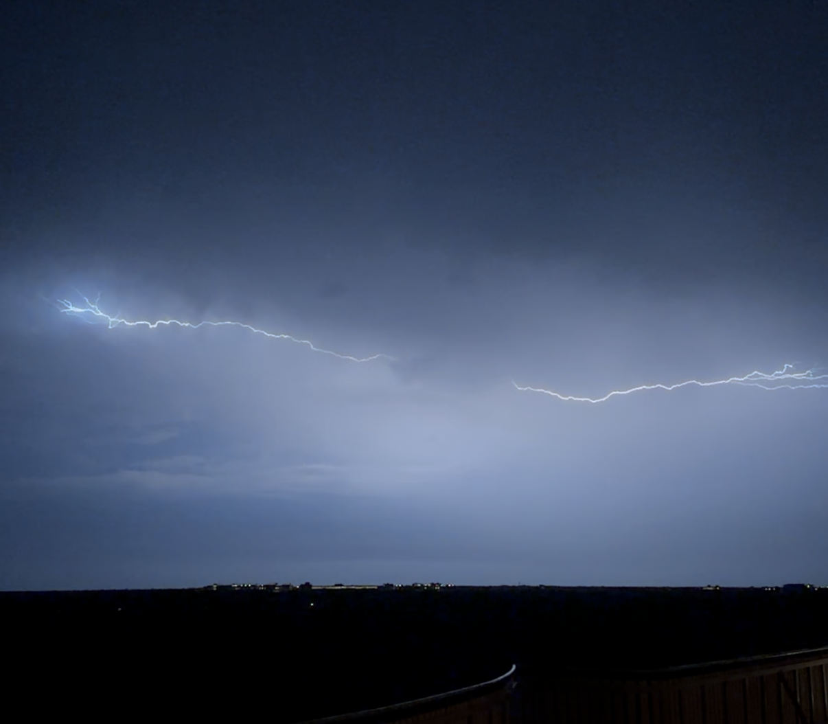 Lightning storm