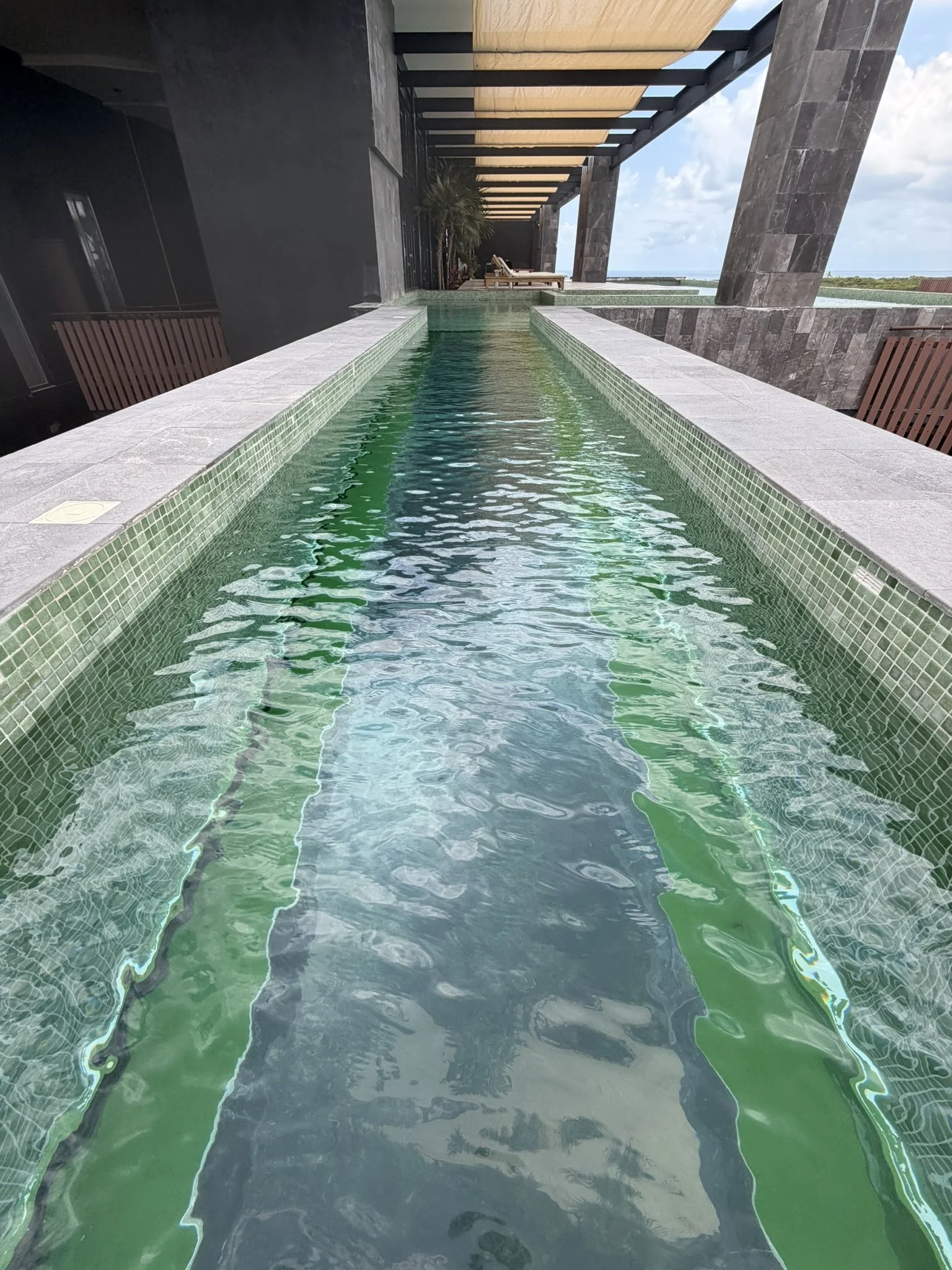 Rooftop pool