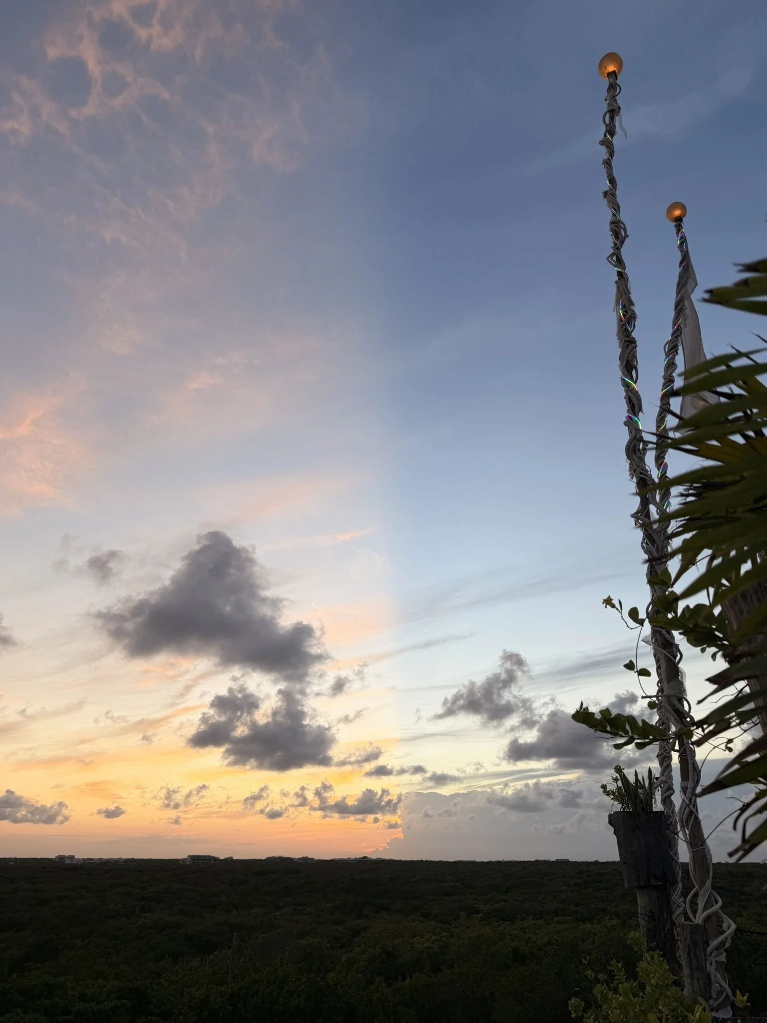 Sunset at Azulik