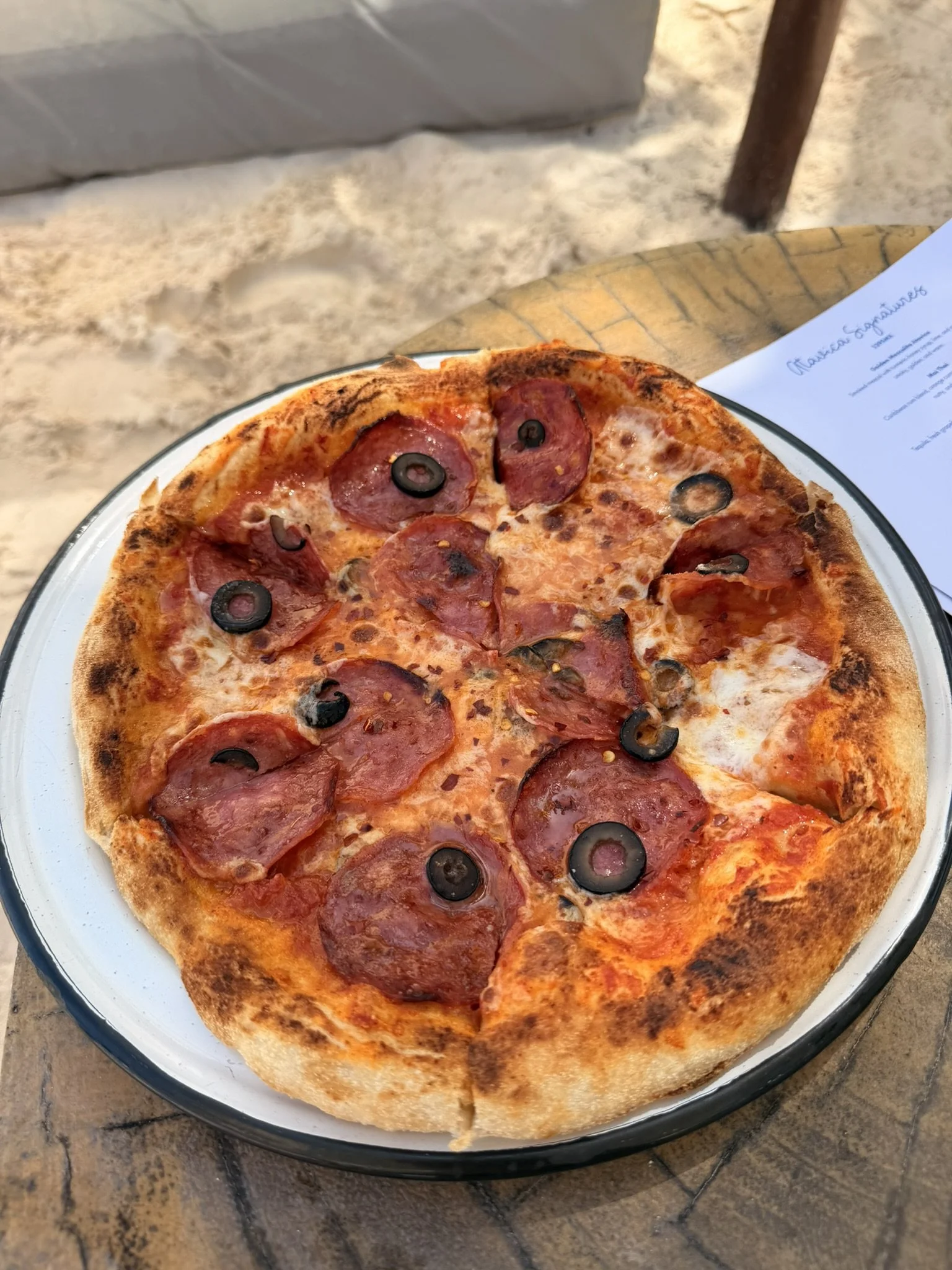 La Zebra pizza