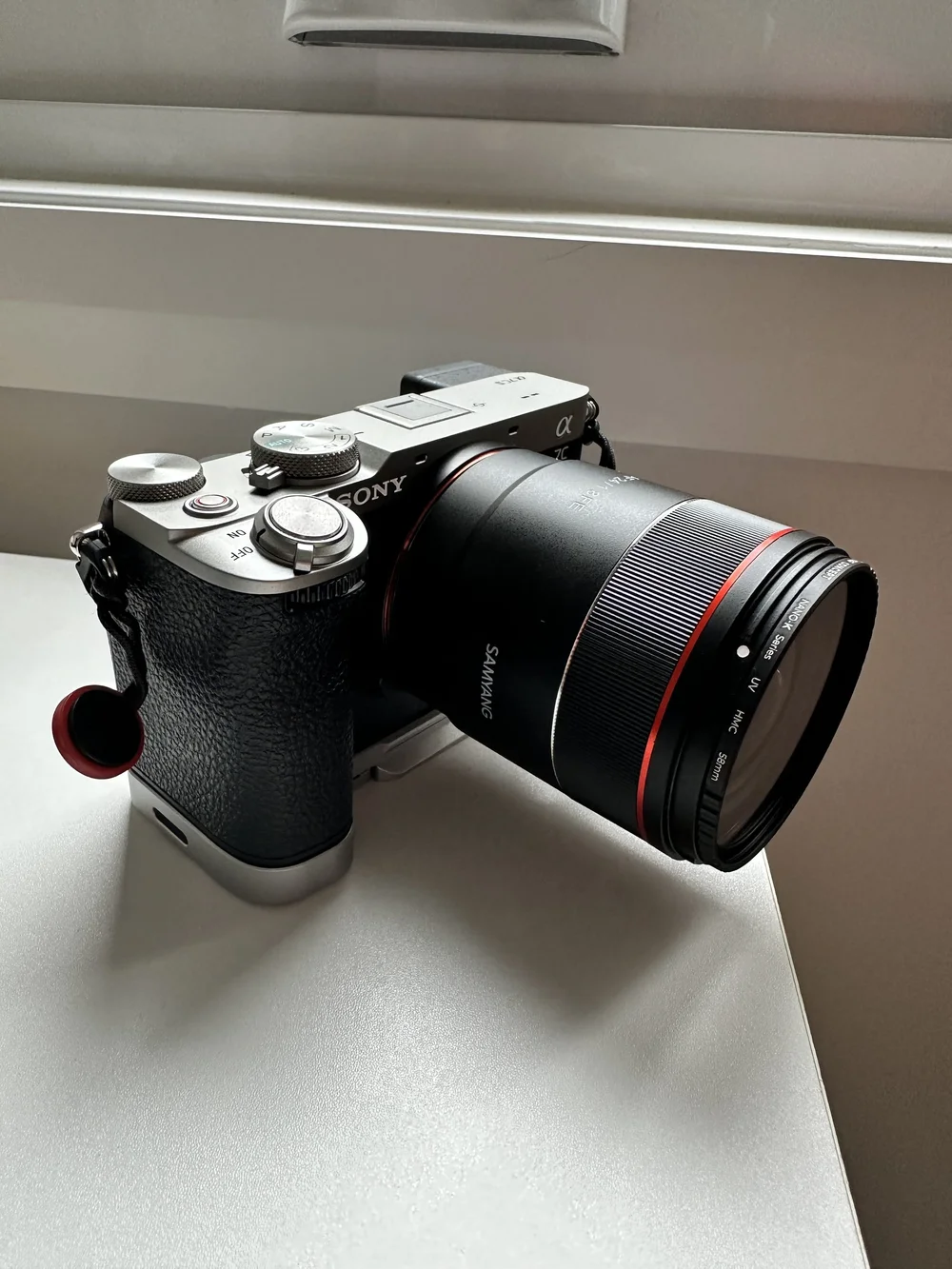 Attached to Sony A7CII