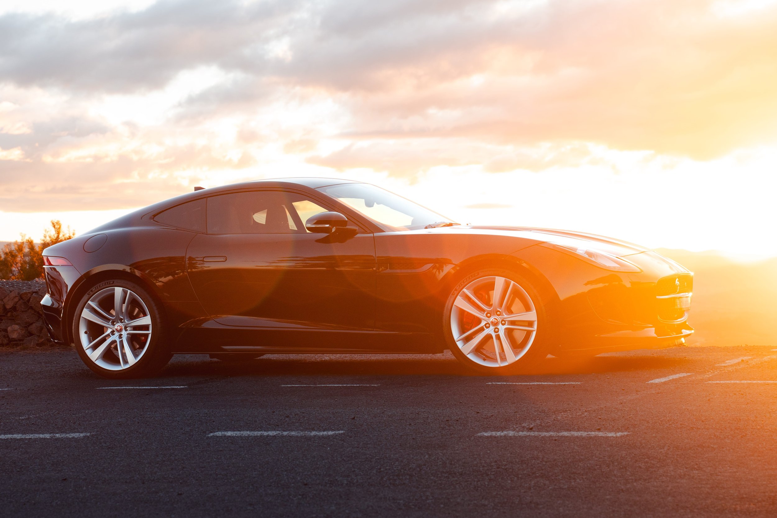 black jaguar f type