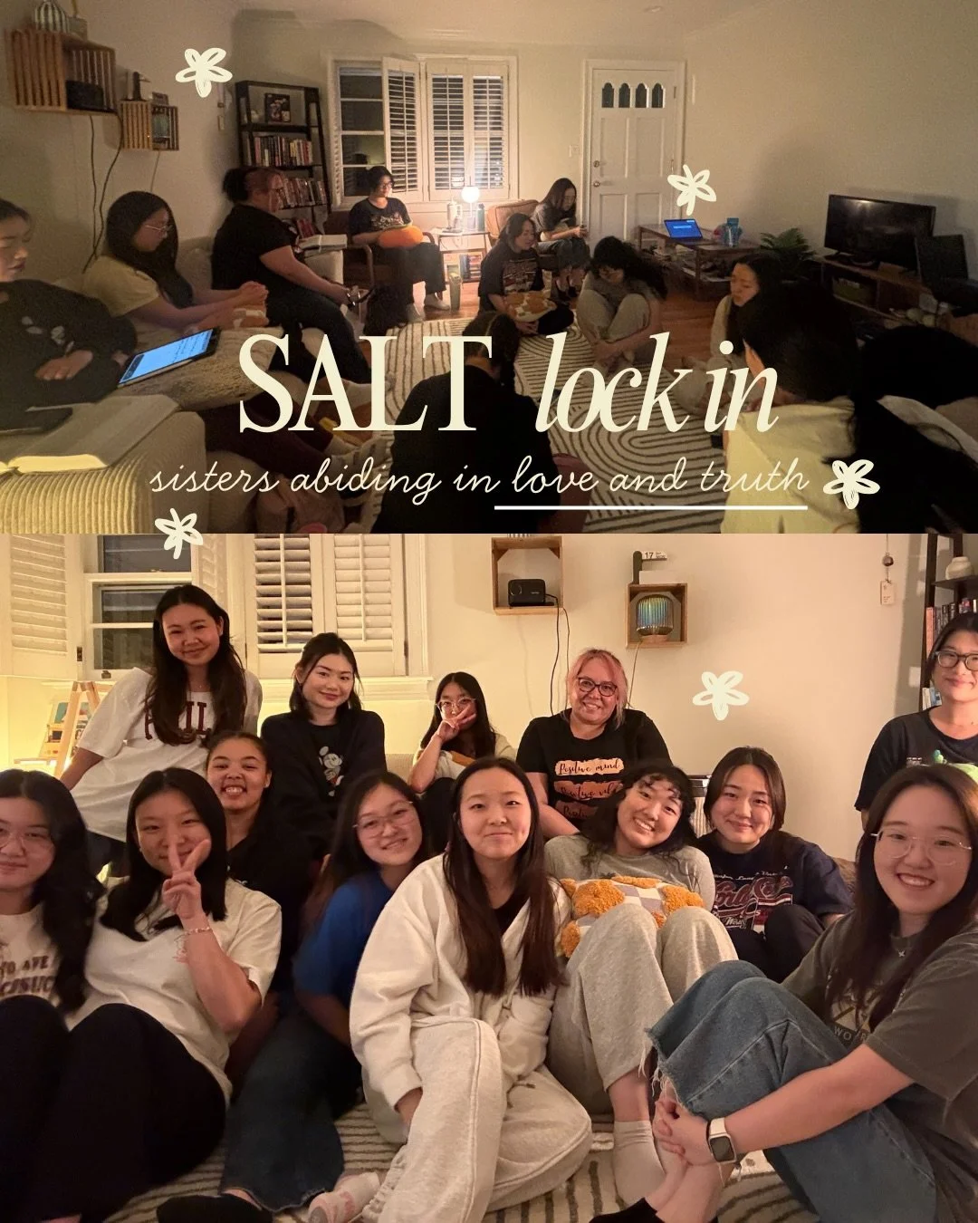 SALT lock in 💕
seeking restoration as sisters in Christ- He makes all things new.