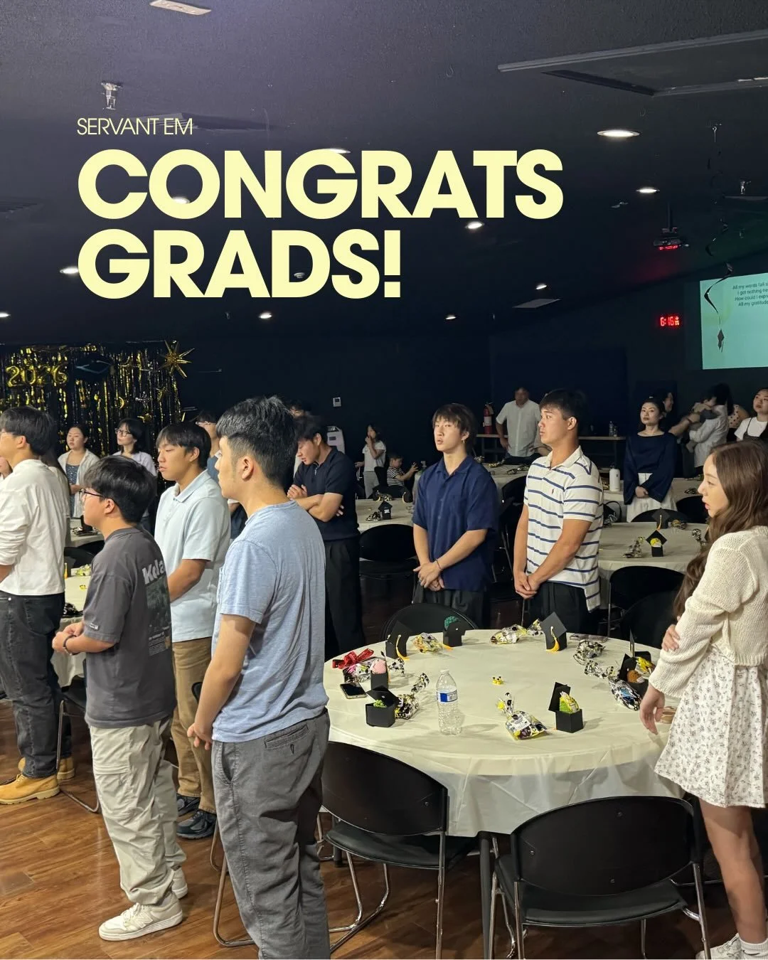 Congrats to our Servant EM Graduates! 🎓 

May God direct your steps, bless your future, and let His light shine through you always. 🎉