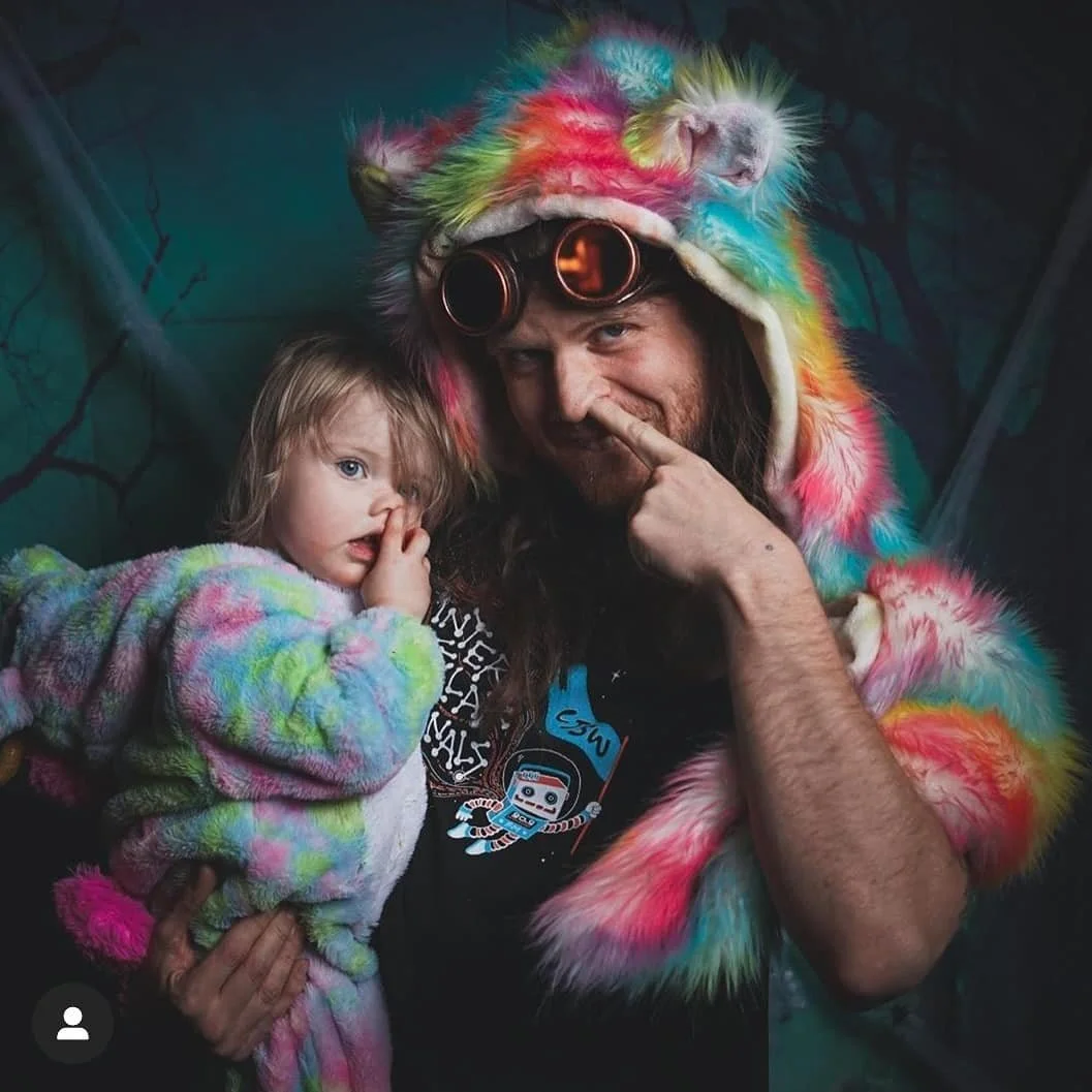 Boogie-ing down with Niece Josephine in unicorn form. 
Photo credit: @dylfost