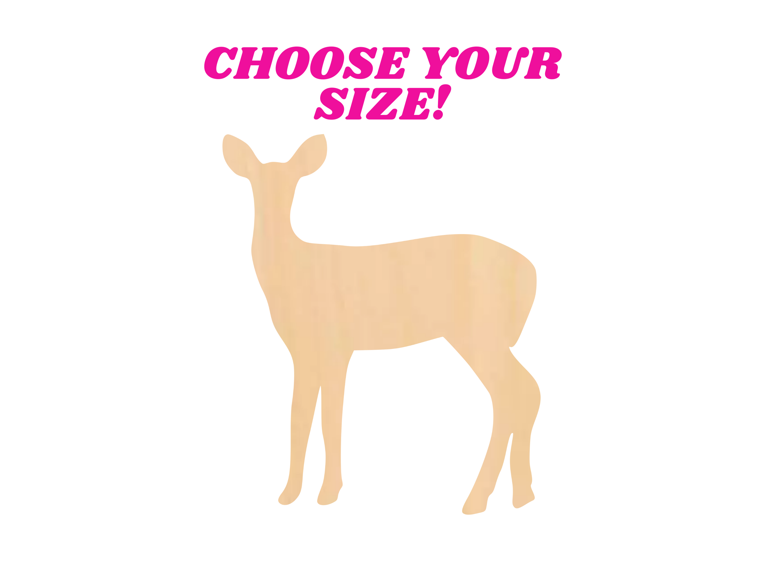 Unfinished Wooden Deer 03 Shape | Deer Blank Cutout | Deer | Craft Supplies | Crafting Blanks | Bulk, crafts, Bear craft supplies, Wilderness