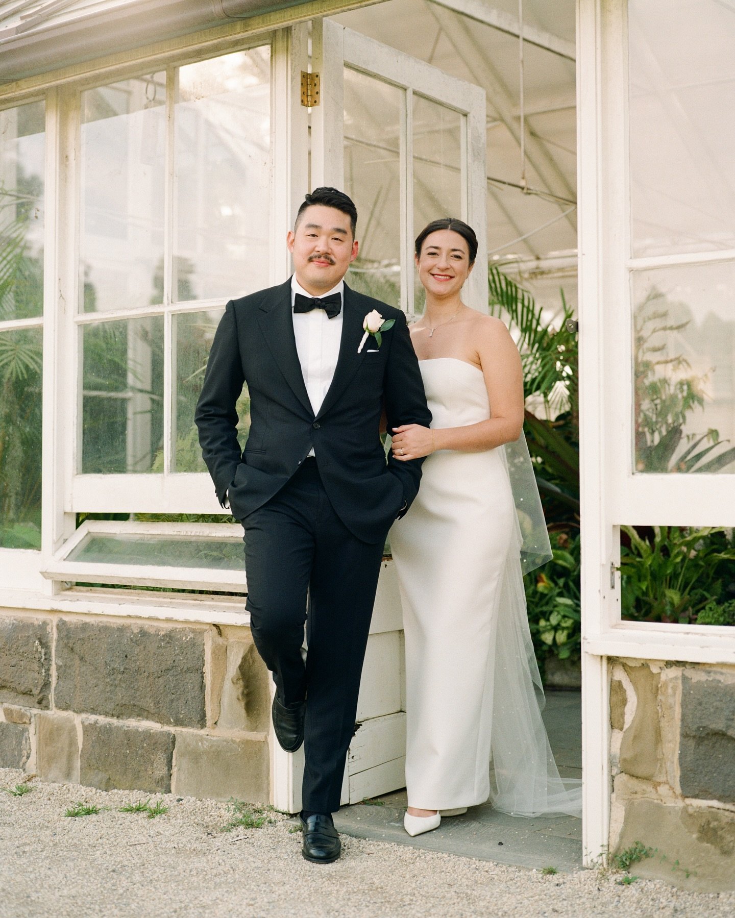 A few select film frames from A&amp;J&rsquo;s day @_werribee_mansion_ earlier this year. One of the nicest venues in Melbourne and the gardens are so lush and green all year round.

@damonhughescelebrant 
@le_salon_aux_fleurs_armadale 
@lancemoreeven