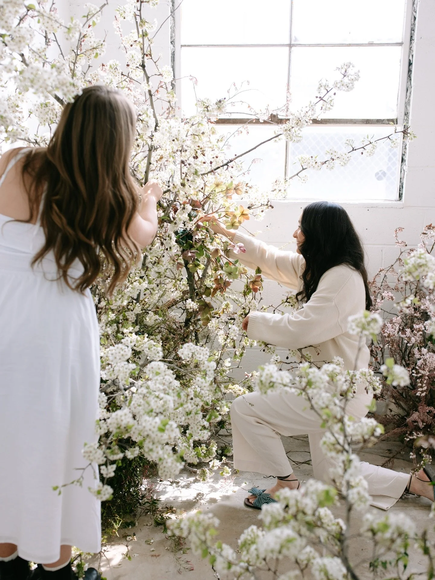 one on one session with Lauren 💕 days like this always remind me why i love this community @thefleurfete and i met just under a year ago and now she&rsquo;s my dear friend!! it was about time i share some of her work from this mentorship day !!