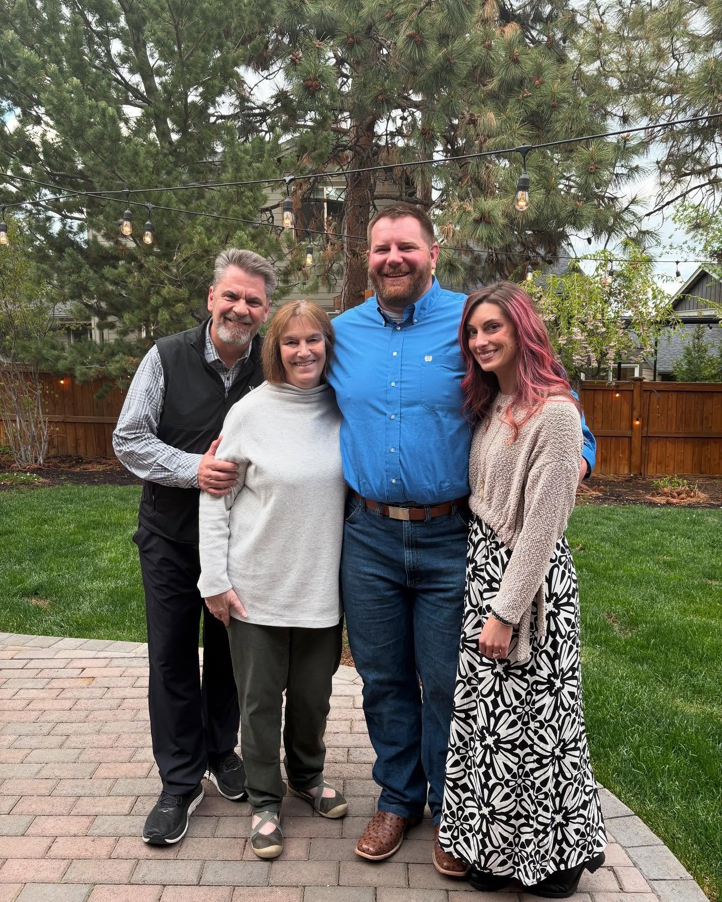 Just received a few more very important photos from our engagement party. Our greatest supporters, sounding boards and confidants. Our parents ❤️
&bull;
#engagement #party #parents