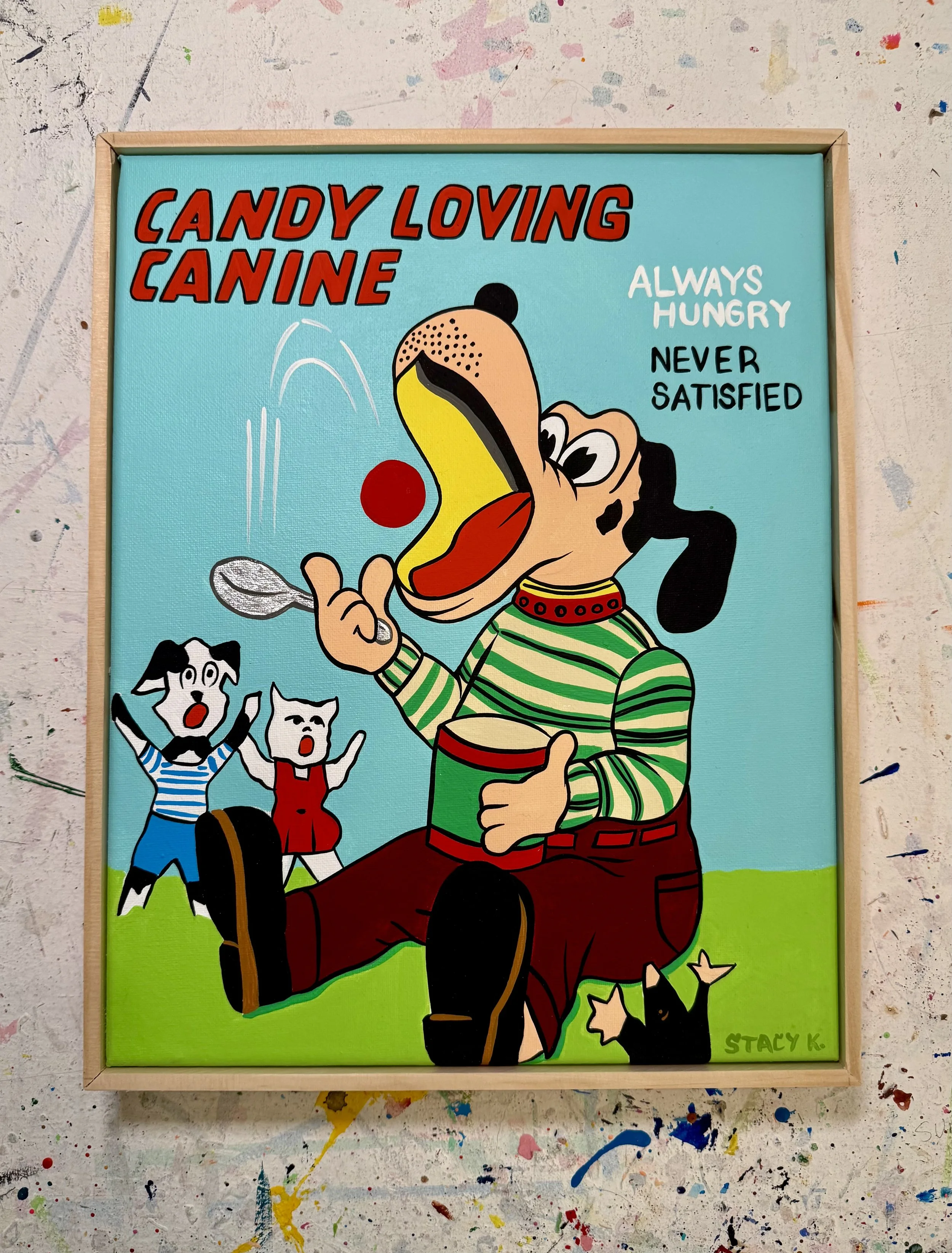 Candy loving K9