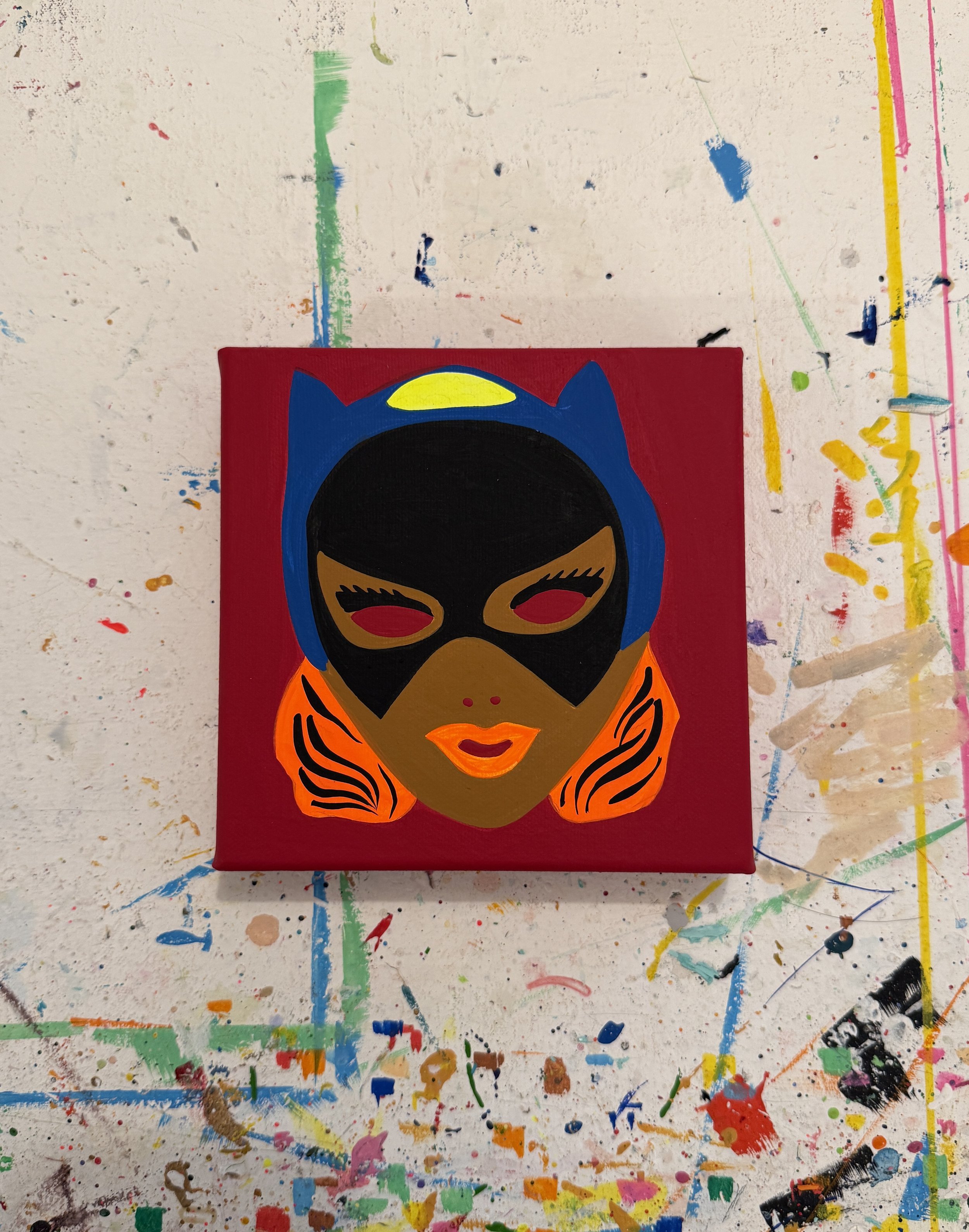 Vintage mask- Bat girl
