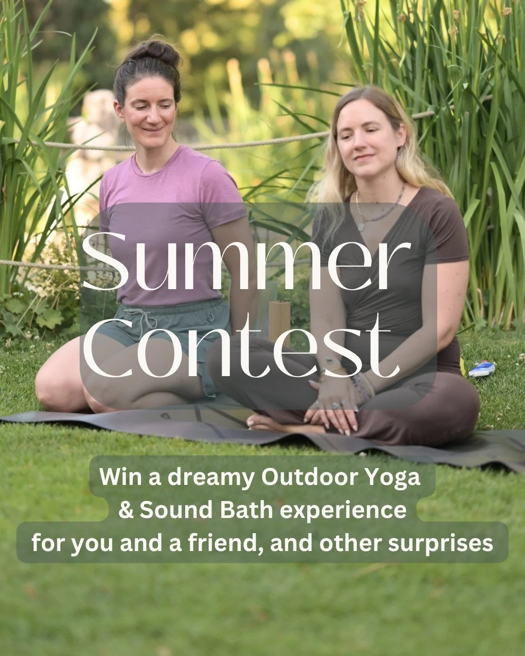 SUMMER GIVEAWAY ☀️

In collaboration with @tendermind.ch and @tenderritual.ch to celebrate the arrival of summer and the return of our &ldquo;Summer Rituals&rdquo; events 🍊✨

Win:
>3x1 free &ldquo;Summer Rituals&rdquo; session including outdoor y