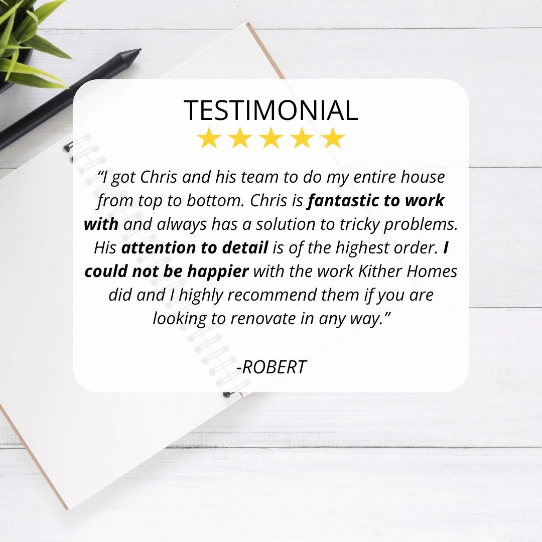 Receiving feedback like this reminds us why we do what we do. It&rsquo;s not just about building and renovating homes... it&rsquo;s about creating spaces that our clients truly love.

Thank you, Robert, for trusting us with your entire home and for y