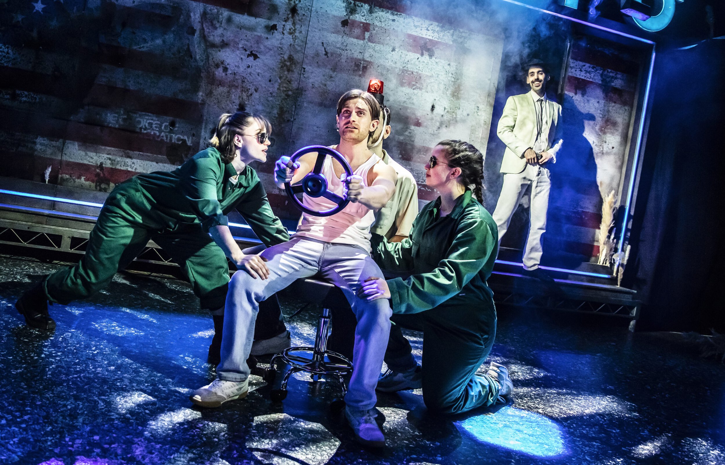 LtoR-Natassia-Bustamante-Zachary-Hunt-Melinda-Orengo-Nathan-Parkinson-in-Police-Cops-The-Musical-credit-Pamela-Raith-scaled.jpg