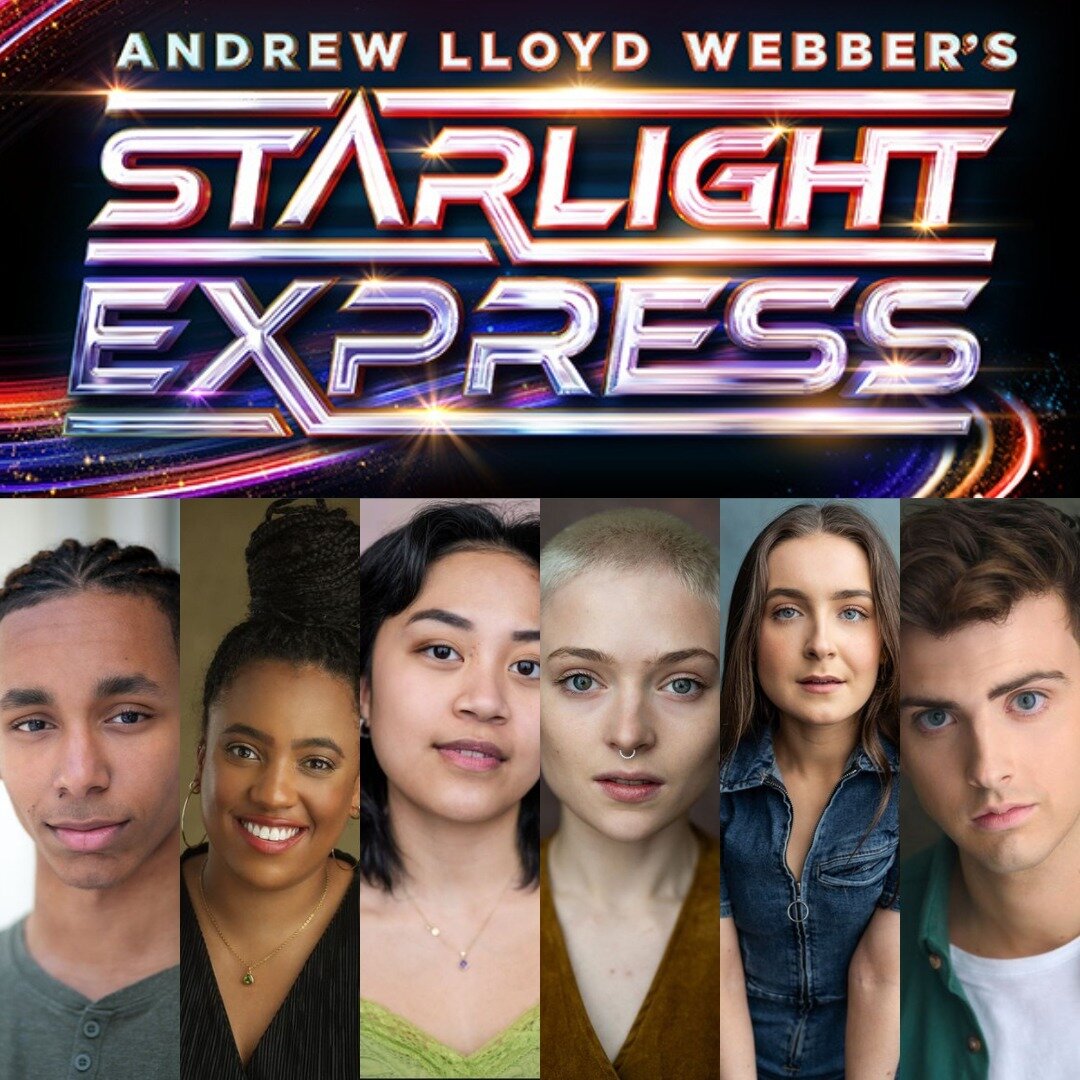 All aboard..here's your leading cast for the revival of Andrew Lloyd Webber's Starlight Express which heads to the Troubadour Wembley Park in June! 🛼🚝💫

We're buzzing about this cast!

#starlightexpress #starlightexpresslondon #londontheatre #thea