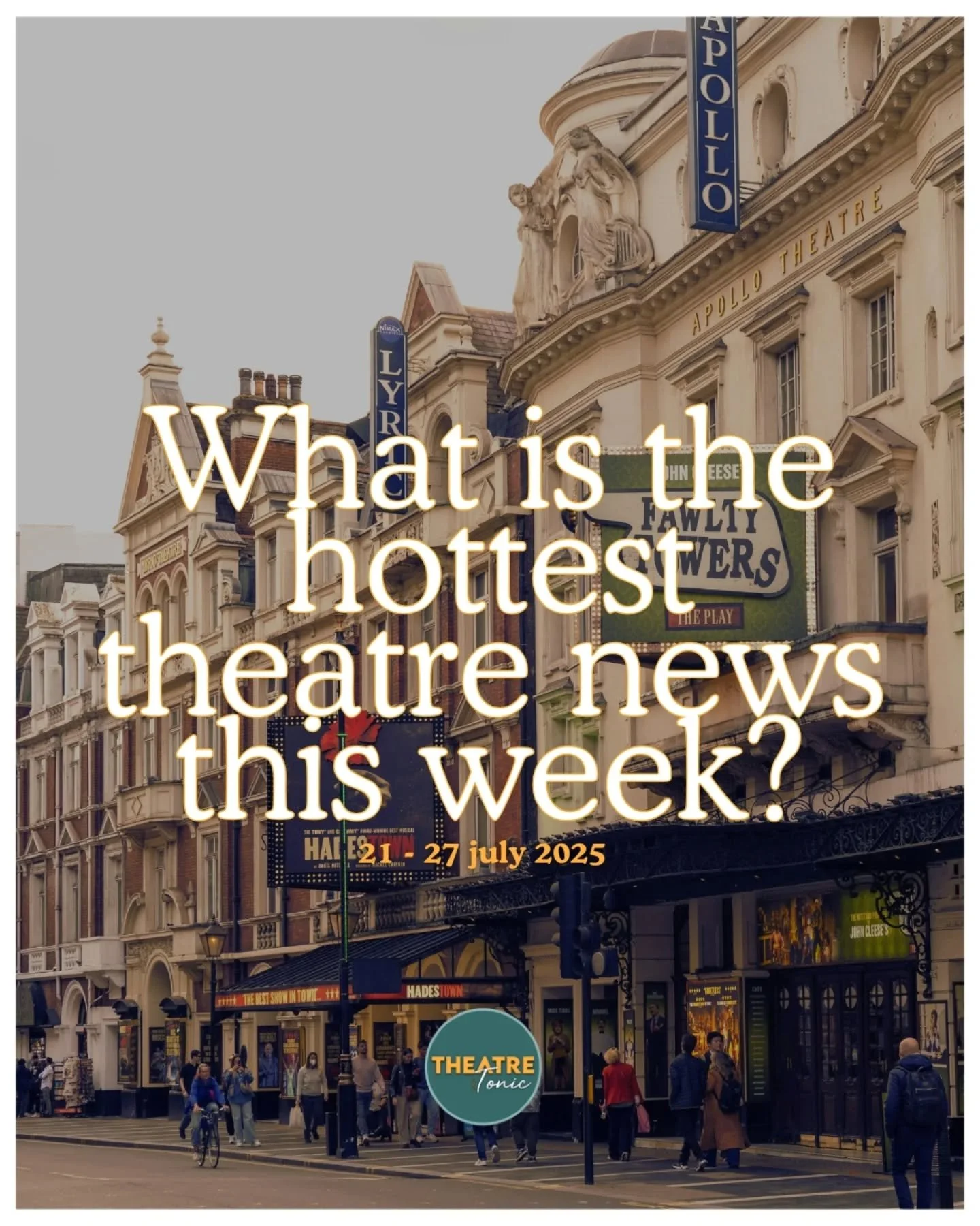 Another week wrapped up and so many brilliant announcements this week! 🗞️

This week's roundup includes an exciting concert revealed by @lambertjacksonproductions &amp; casts for some new additions to the theatre world that you've got to keep an eye