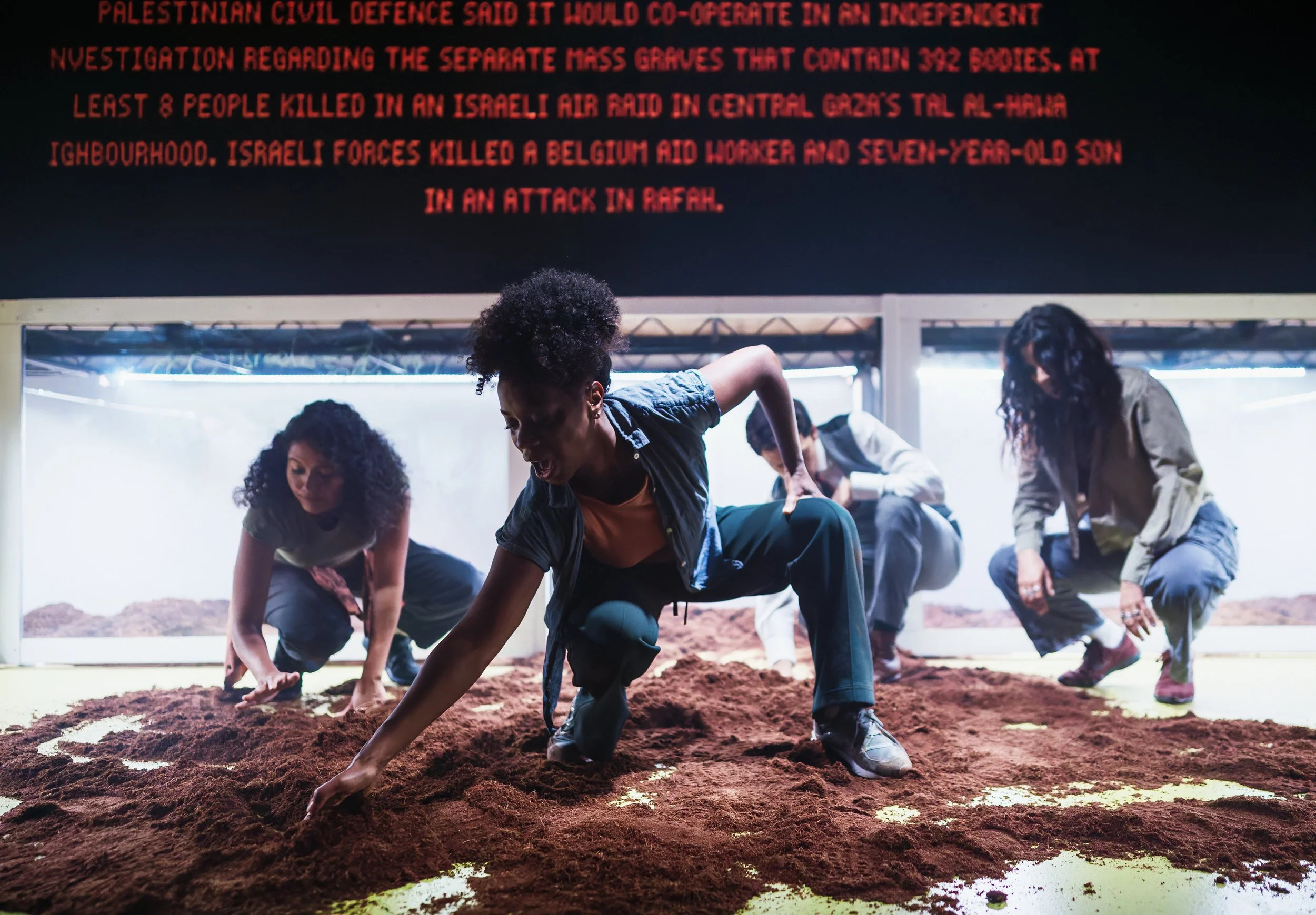 The First Year (of the Gaza Genocide in the Media) at New Diorama Theatre Review