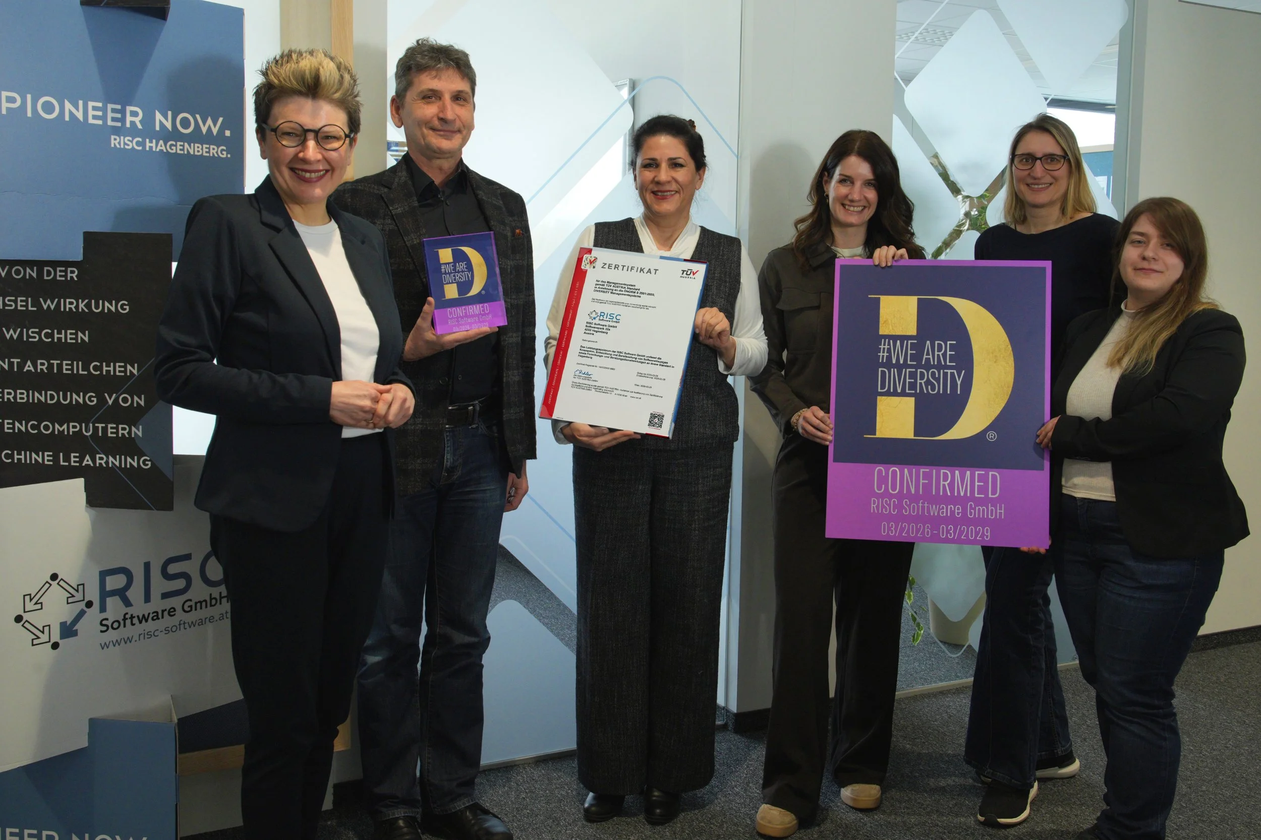 RISC Software GmbH erhält Zertifizierung für Diversity Management