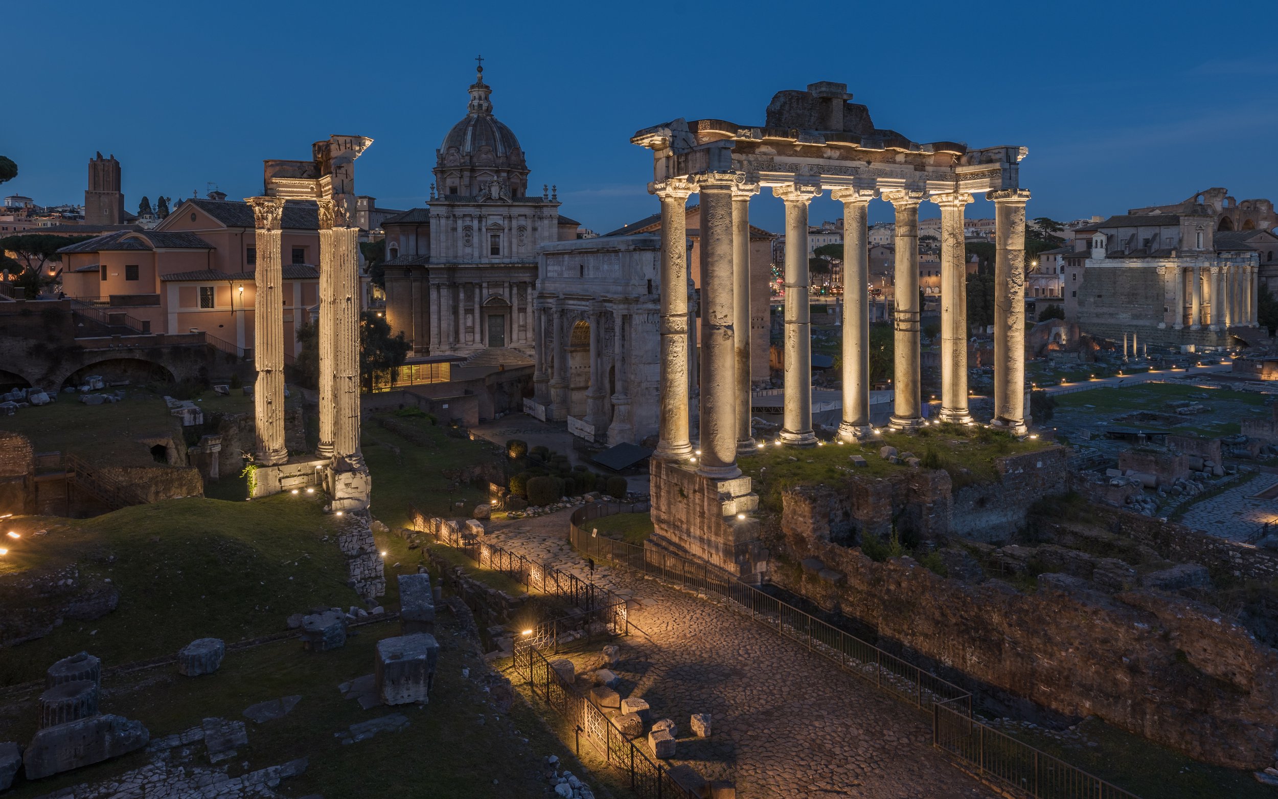 Forum Romanum in de avond