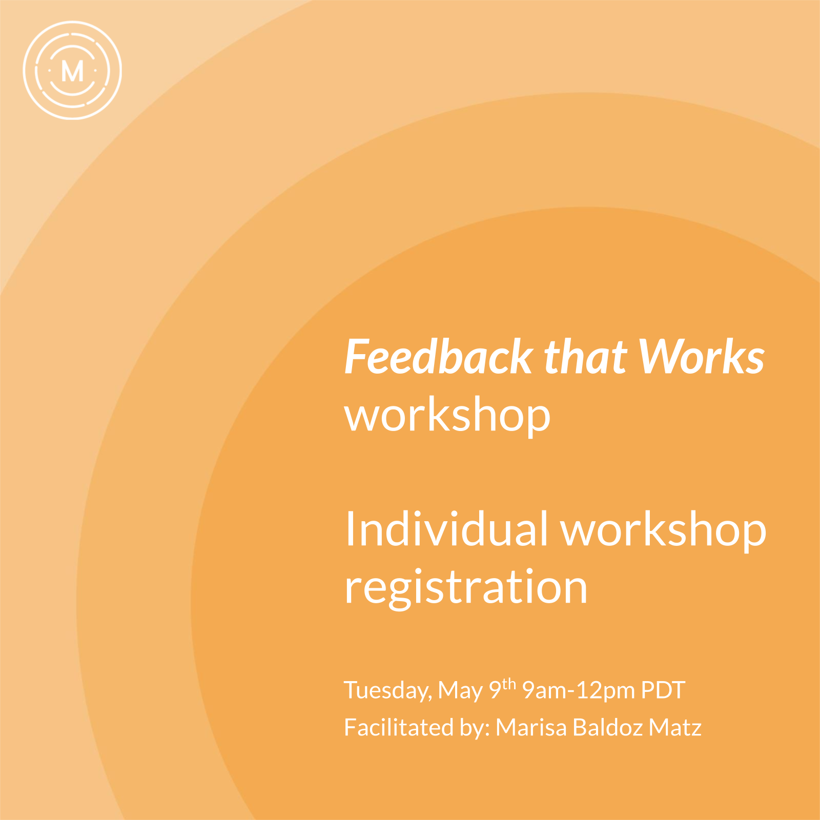 Feedback That Works Workshop