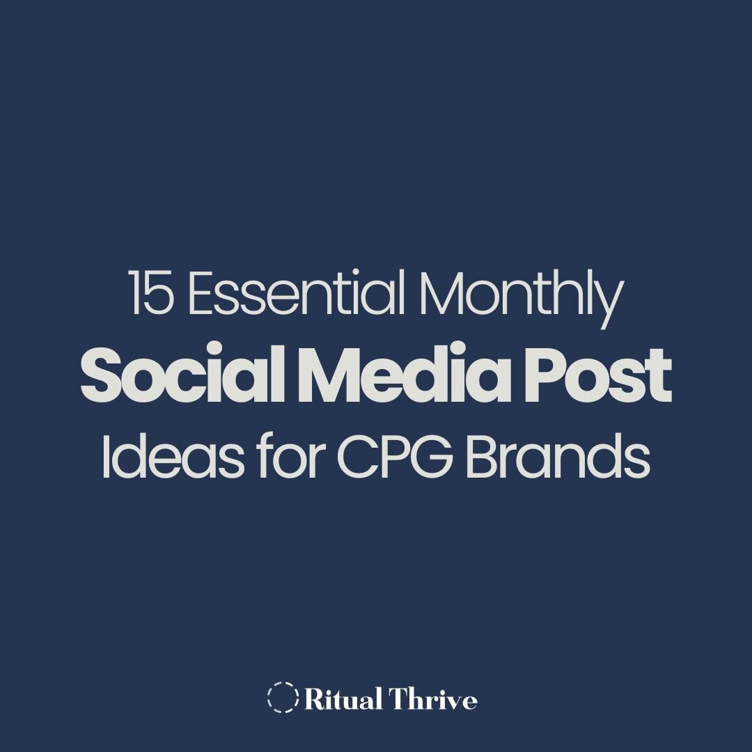 Looking for foolproof ways to deliver quick, engaging info about your CPG brand's products? Find 7 proven, crowd-pleasing social media post ideas we use with our clients below, and they work like a charm. 📈✨ For 8 more, and to see examples for each 