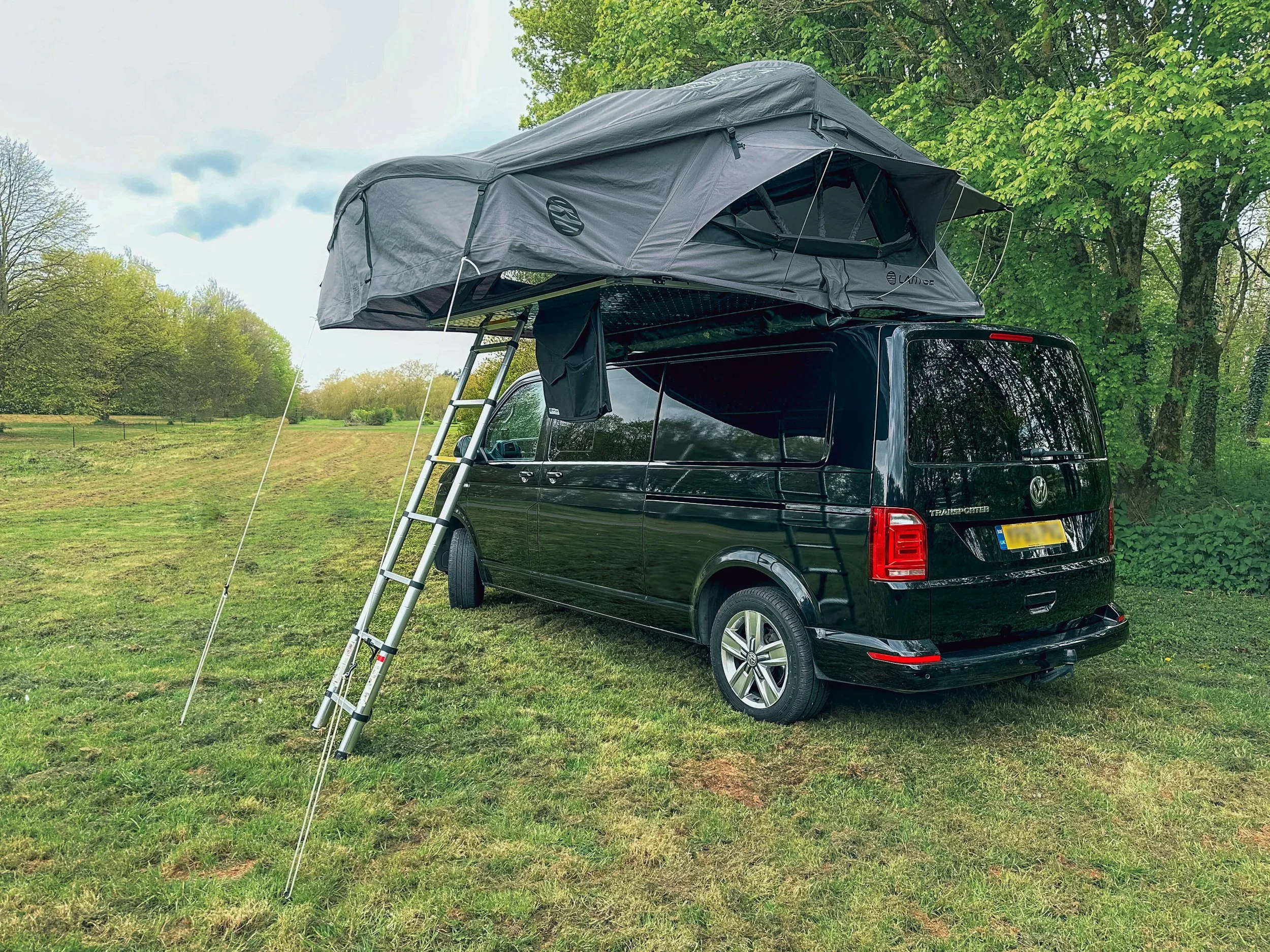 pioneer xl roof tent on a vw transporter